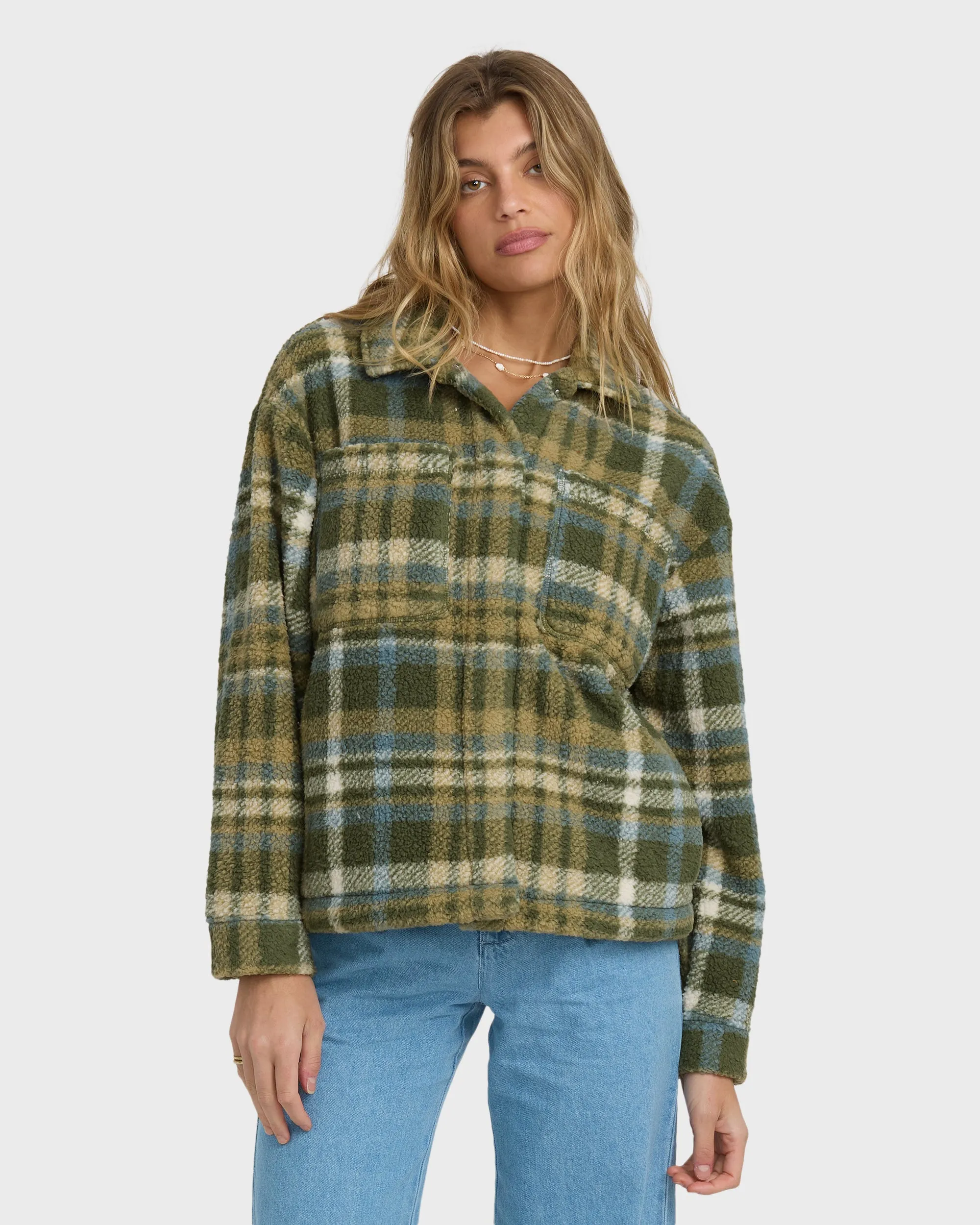 Sundown Sherpa Shacket - Canteen sold by Billabong