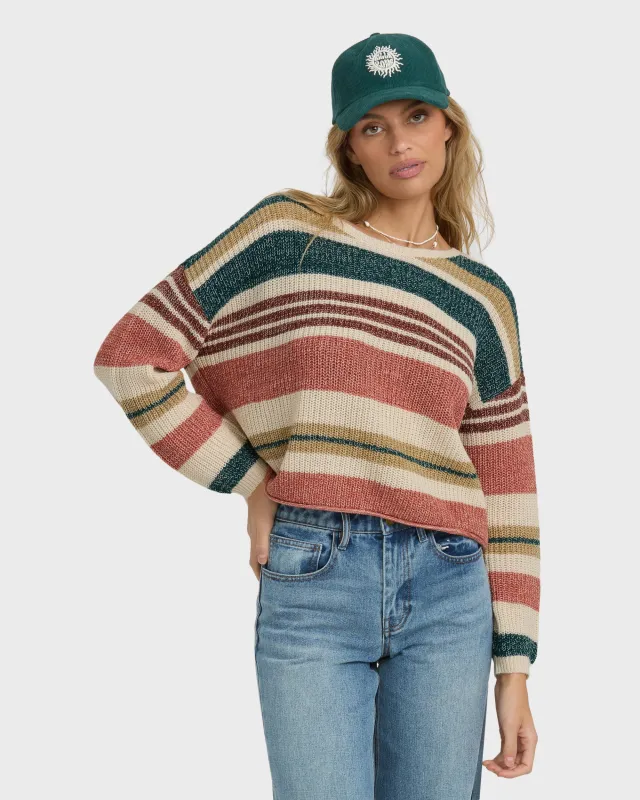 Lit Light Sweater - Spruce Green sold by Billabong