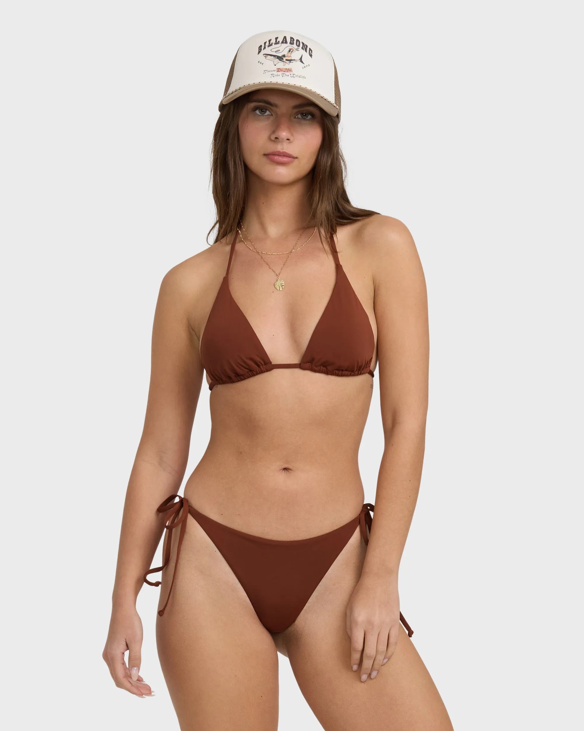 Sol Searcher Tie Side Tanga Bikini Bottom - Cowhide sold by Billabong product image thumbnail 2