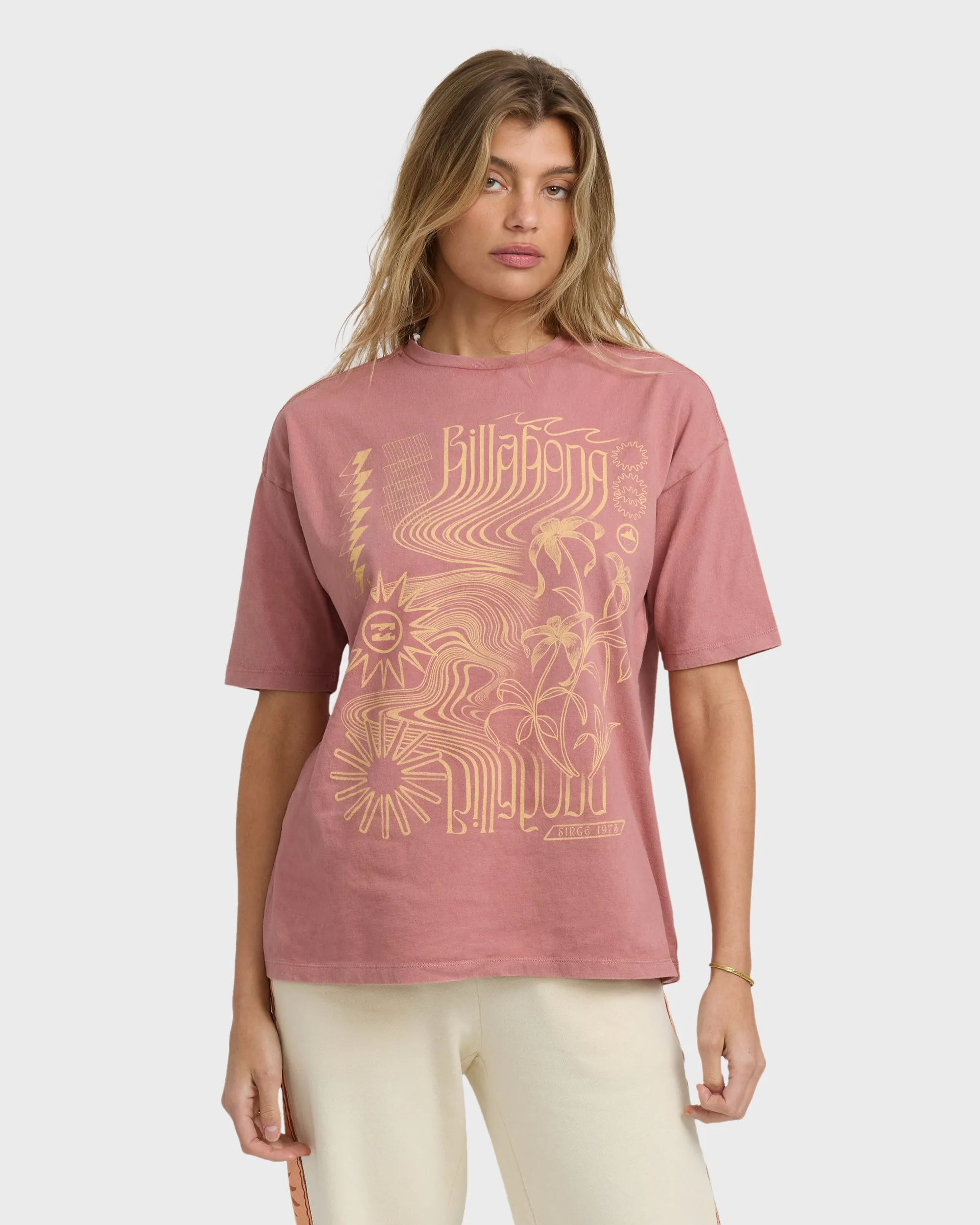 Surf Coalition Short Sleeve T-Shirt - Dark Coral sold by Billabong product image thumbnail 2