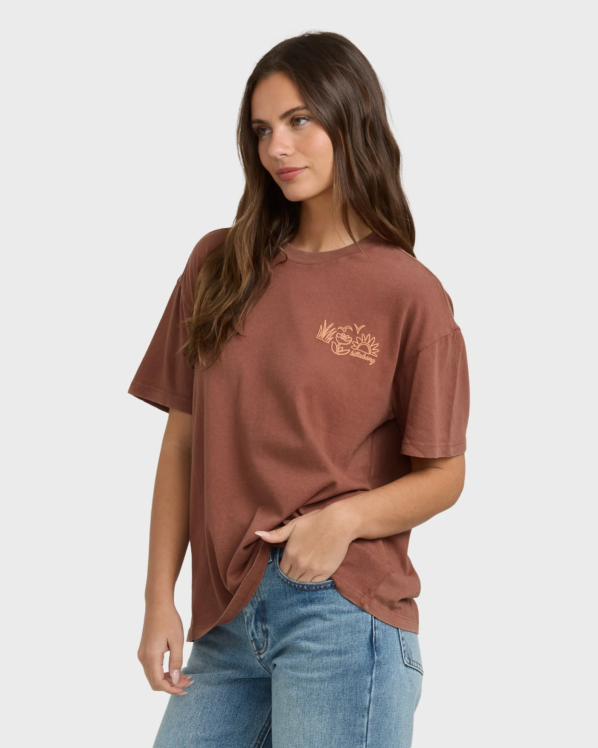 Fresh Glance Short Sleeve T-Shirt - Cowhide sold by Billabong product image thumbnail 4