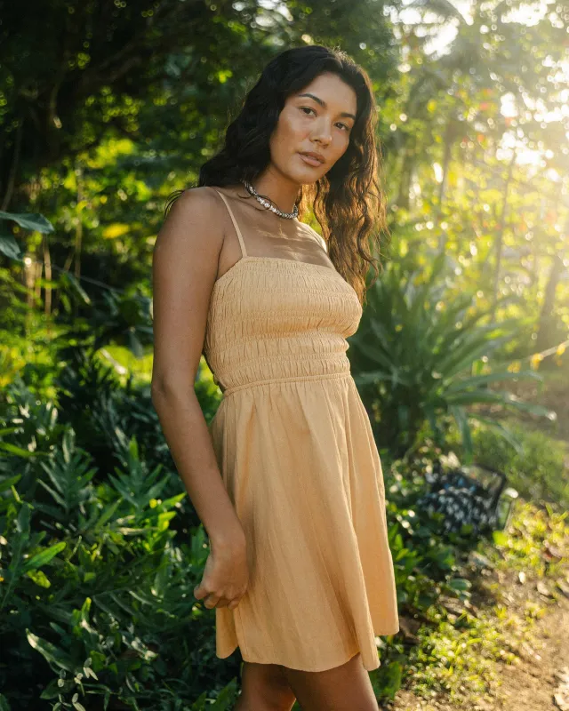 Suns Out Mini Dress - Dijon sold by Billabong