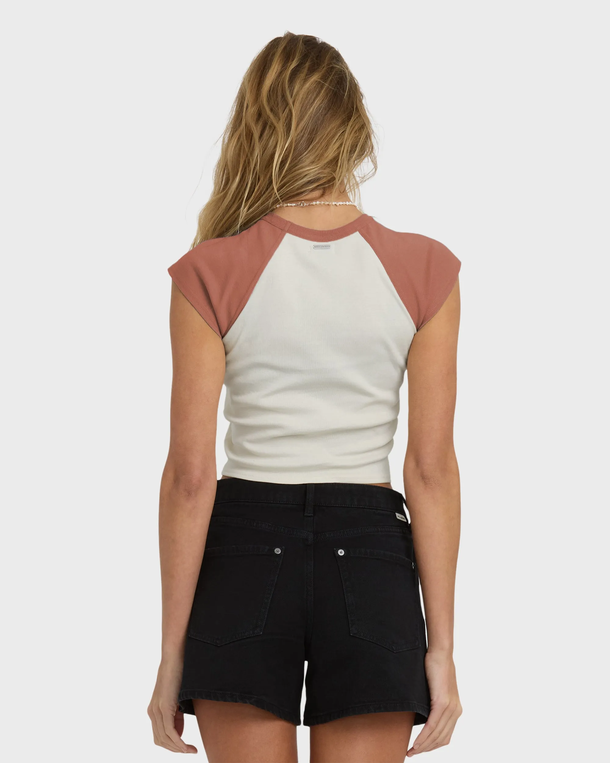 Forever Had Short Sleeve Raglan Tee - Sedona sold by Billabong product image thumbnail 5