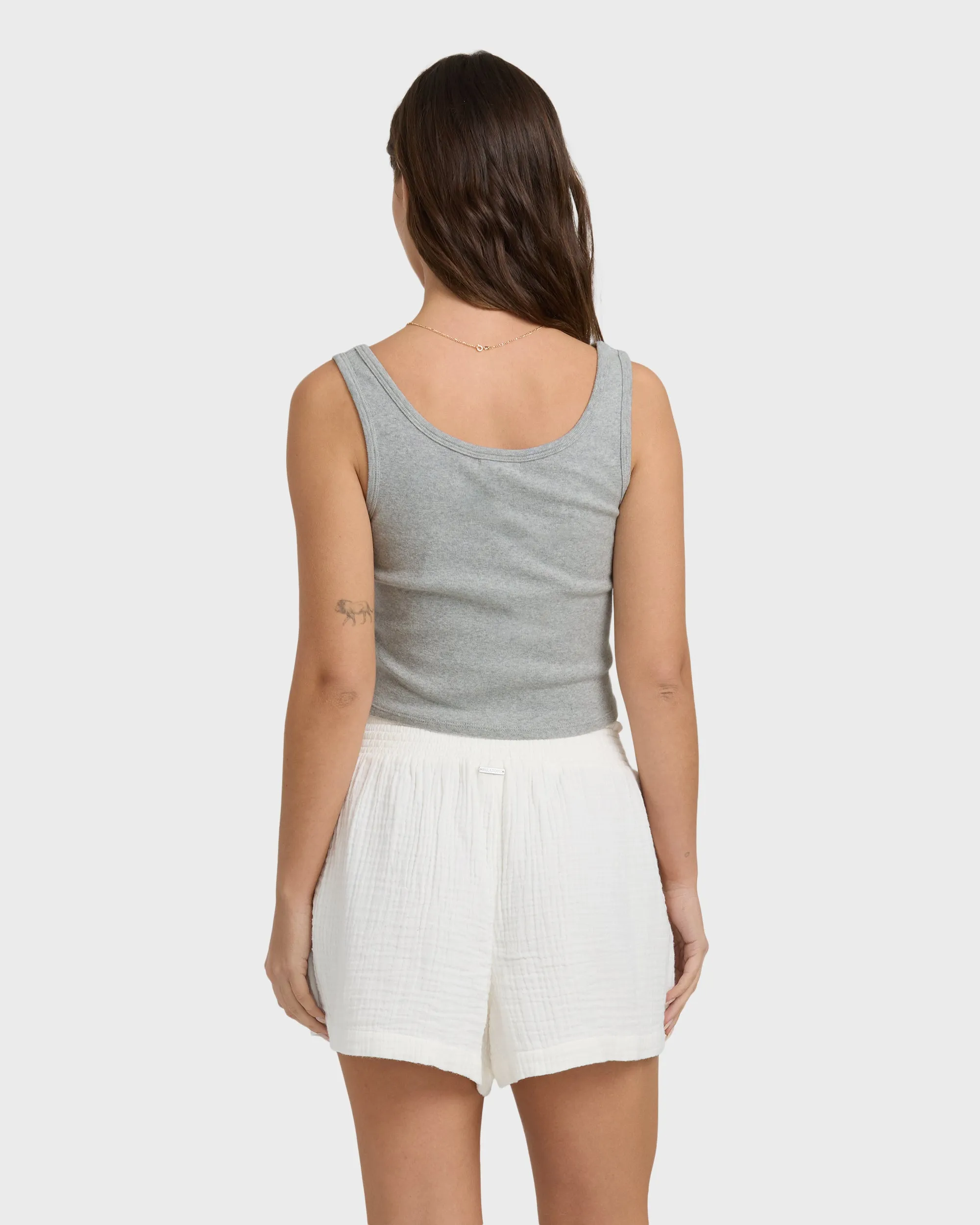 Goddess Knit Tank - Heather Grey sold by Billabong product image thumbnail 5