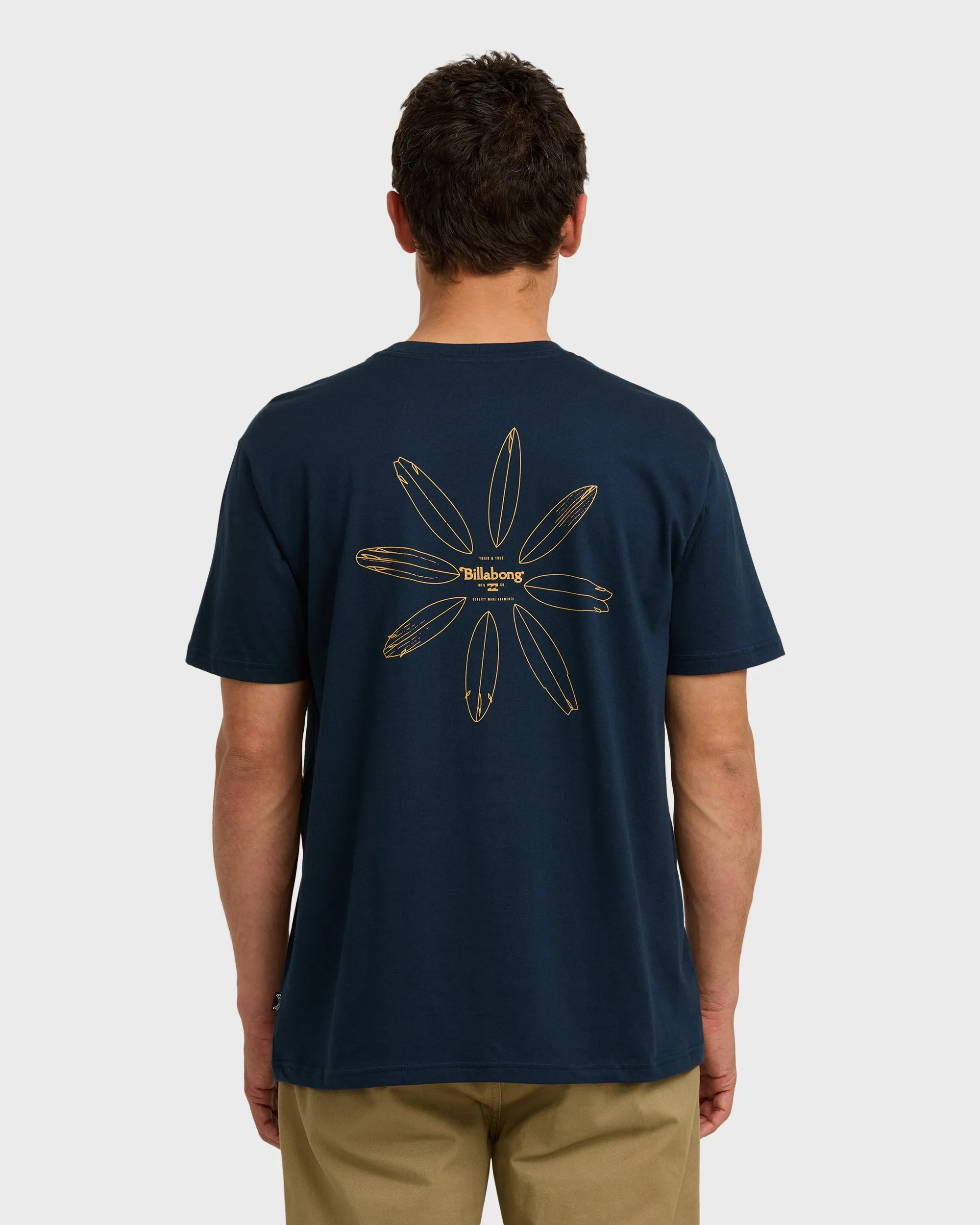 Quiver Premium Short Sleeve T-Shirt - Navy sold by Billabong product image thumbnail 2