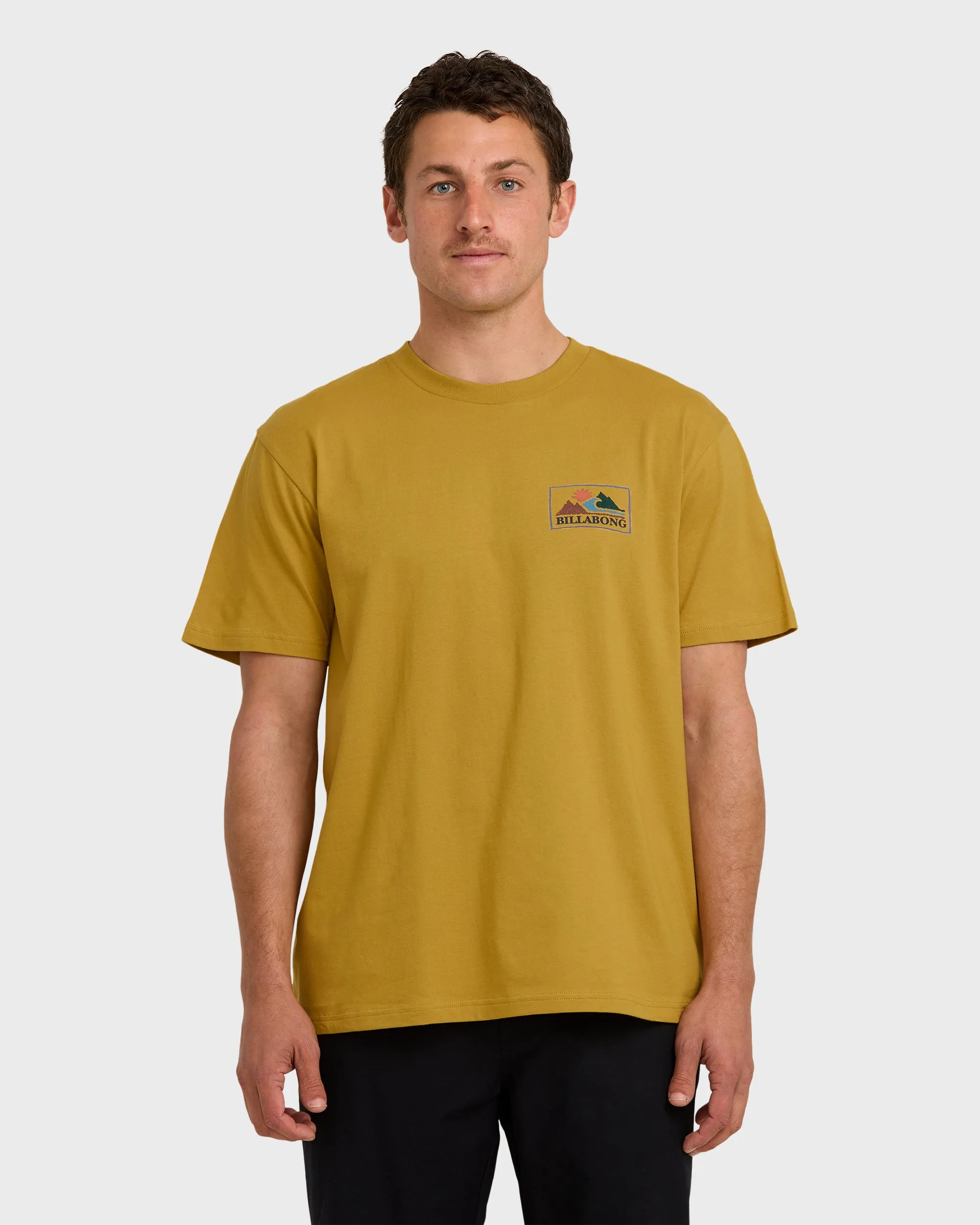 A/Div Range Short Sleeve T-Shirt - Mustard sold by Billabong