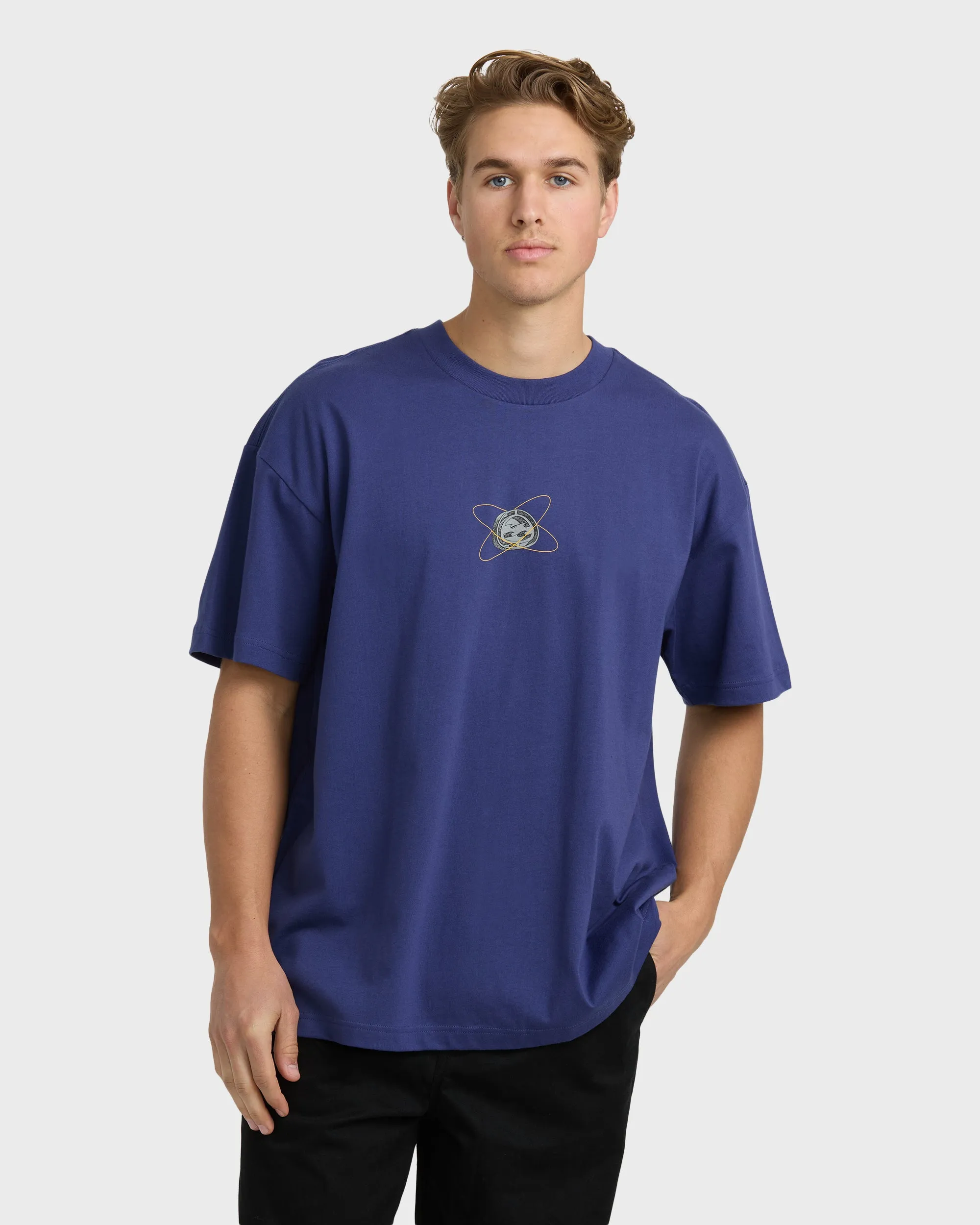 Spec 73 OG Short Sleeve T-Shirt - Vintage Indigo sold by Billabong
