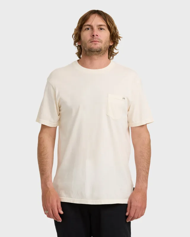 Essential Premium Wave Wash T-Shirt - Off White sold by Billabong