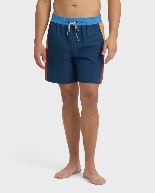 Minds Eye Laybacks Trunks - Midnight sold by Billabong