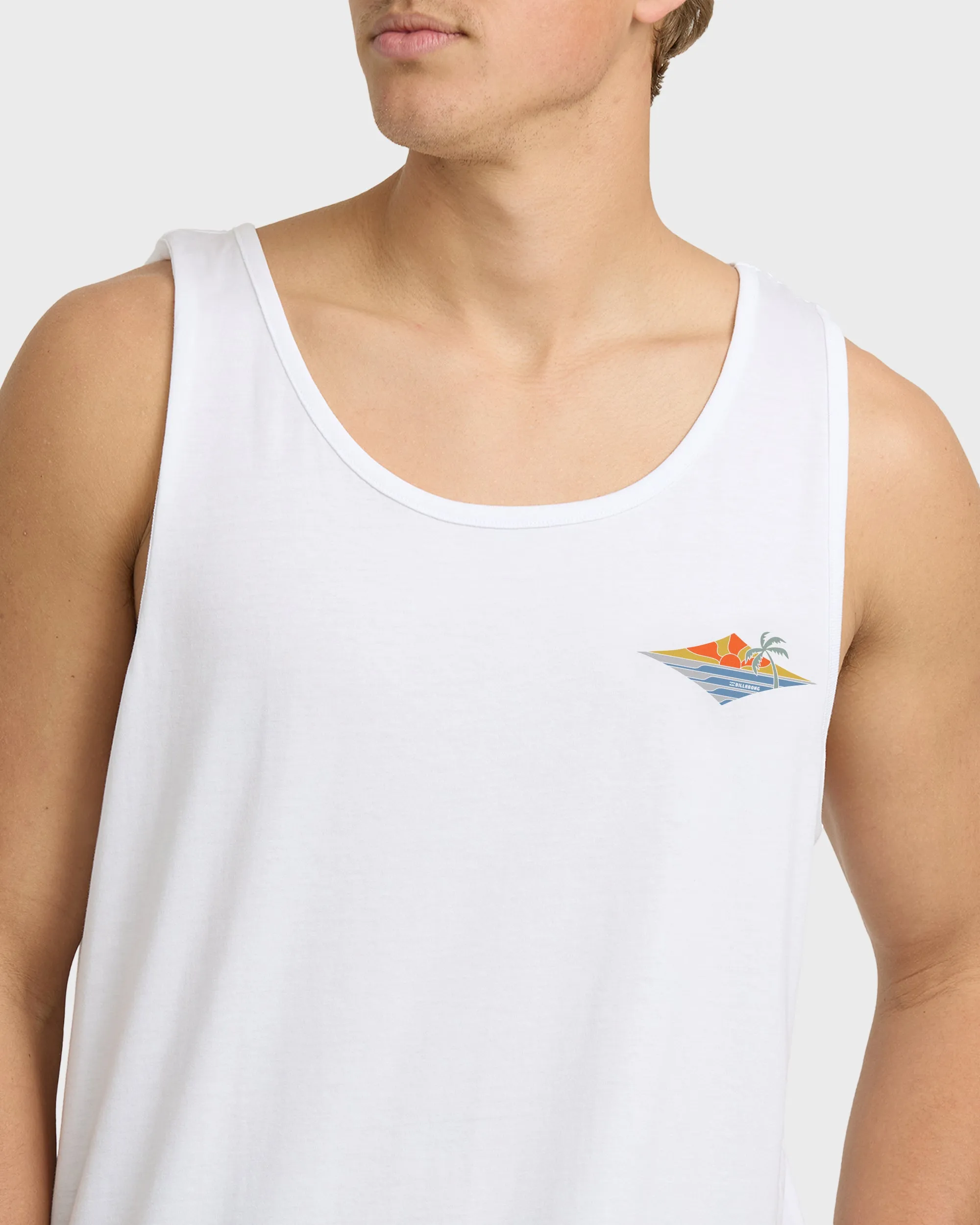 Point Of View Premium Tank - White sold by Billabong product image thumbnail 5