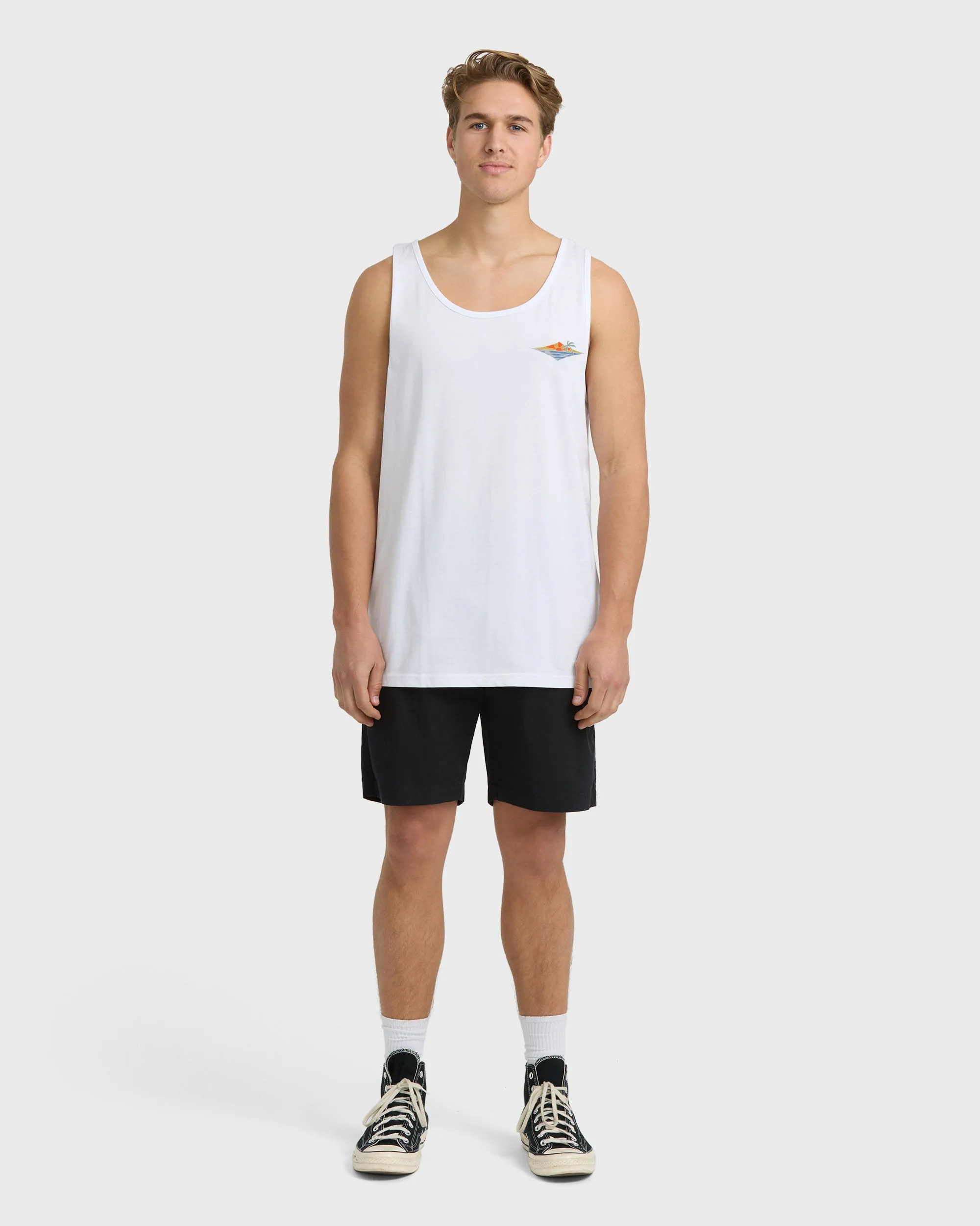 Point Of View Premium Tank - White sold by Billabong product image thumbnail 4