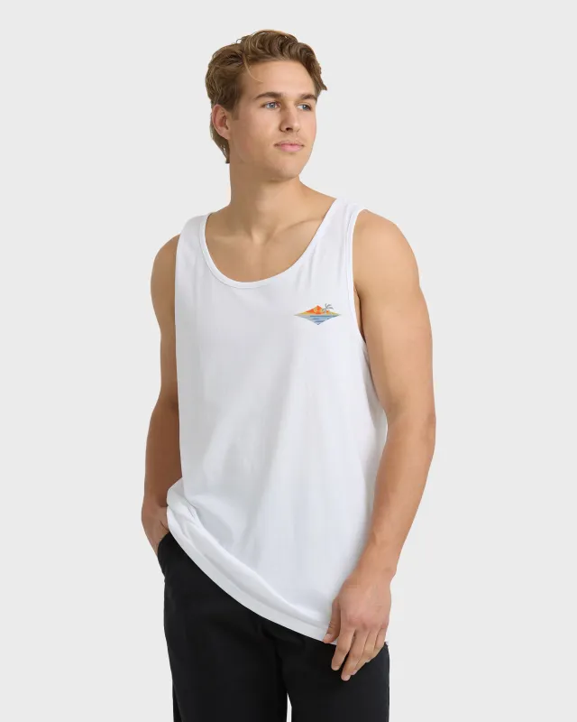 Point Of View Premium Tank - White sold by Billabong