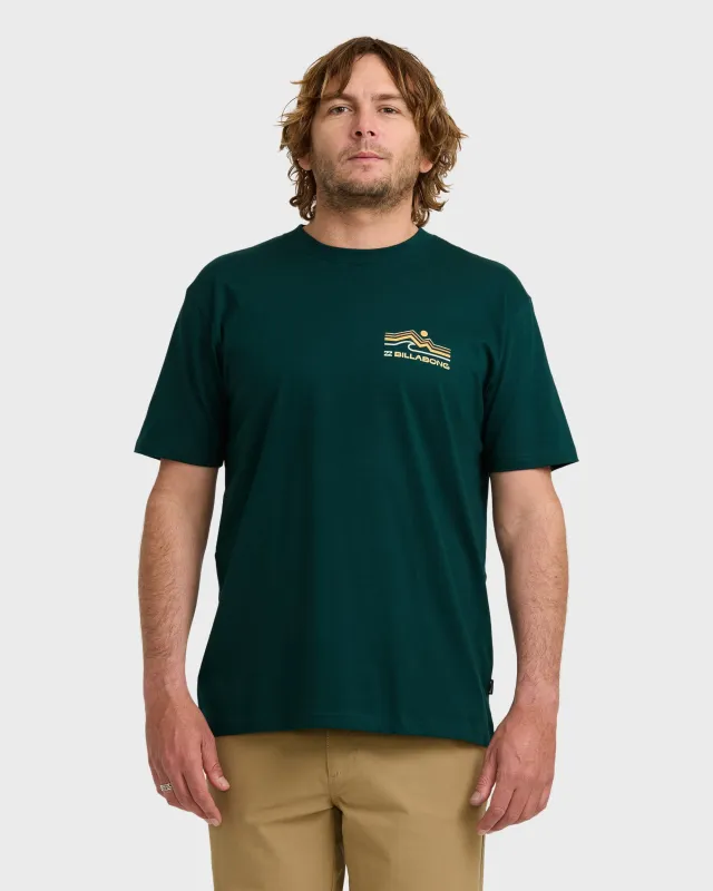 A/Div Range Short Sleeve T-Shirt - Spruce Green sold by Billabong