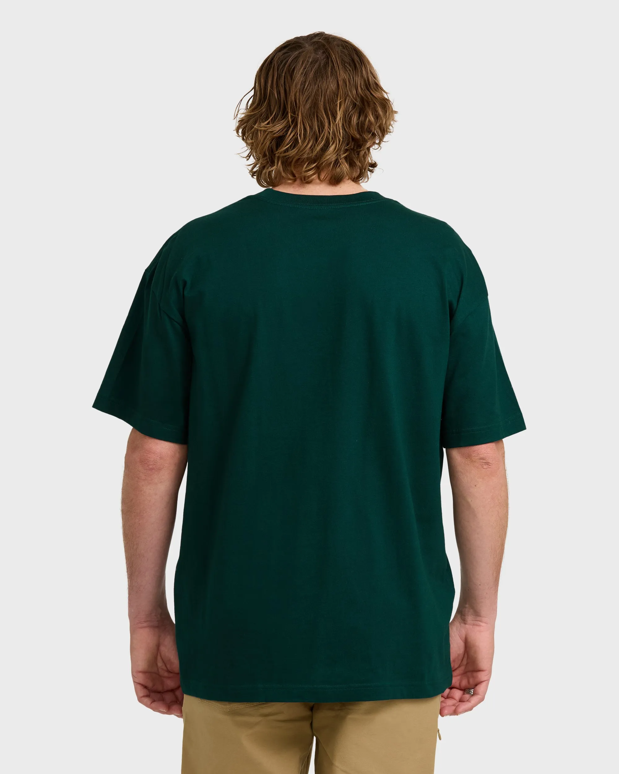 A/Div Reach The Peak OG Short Sleeve T-Shirt - Spruce Green sold by Billabong product image thumbnail 2