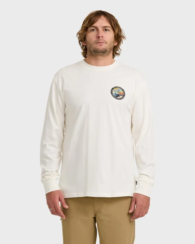 A/Div Rockies Long Sleeve T-Shirt - Off White sold by Billabong