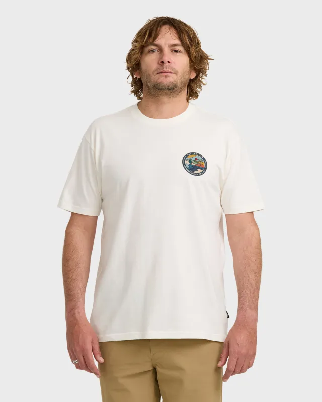 A/Div Rockies Short Sleeve T-Shirt - Off White sold by Billabong