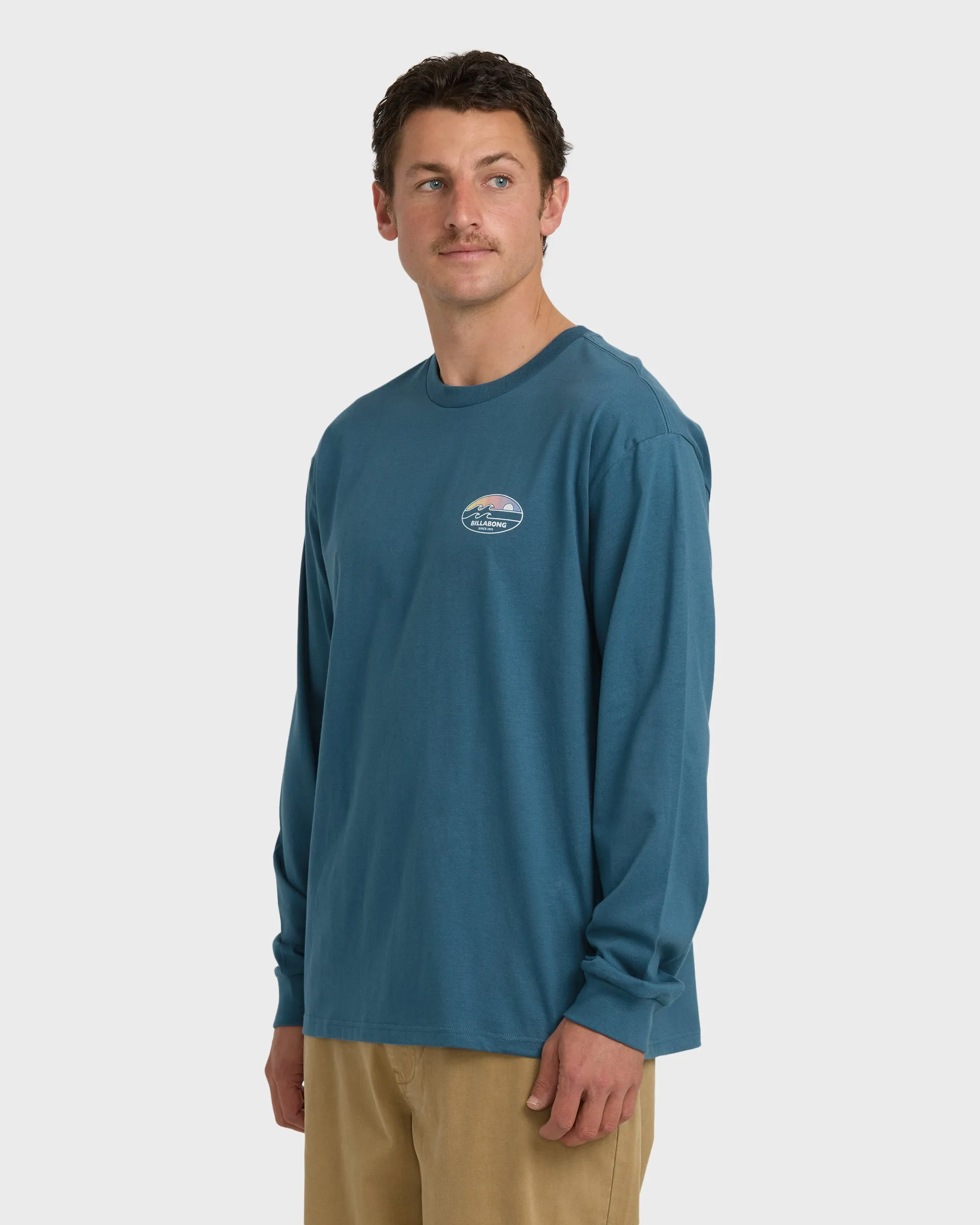 Runner Regular Long Sleeve T-Shirt - Real Teal sold by Billabong product image thumbnail 3