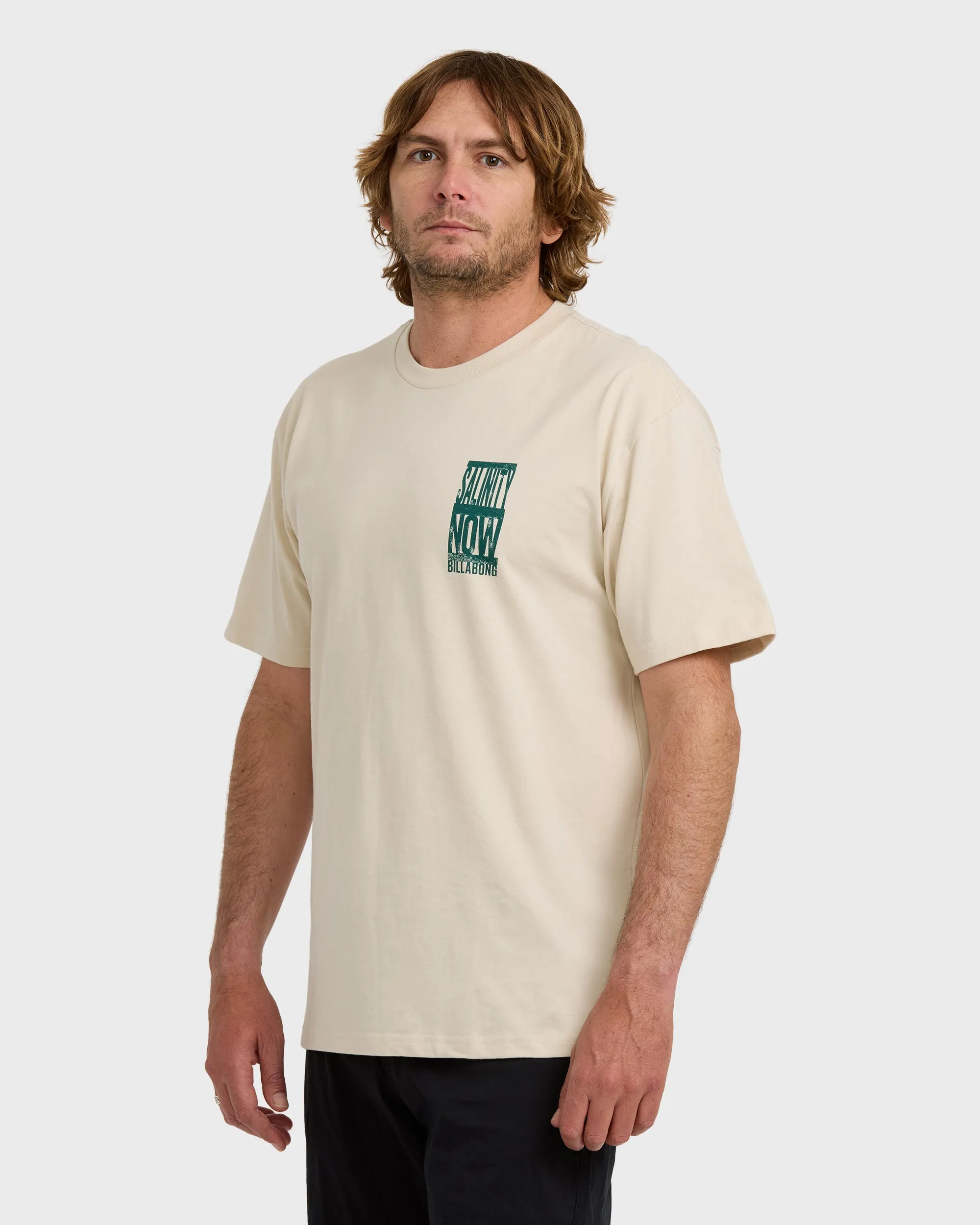 Salinity Now Regular Short Sleeve T-Shirt - Chino sold by Billabong product image thumbnail 3