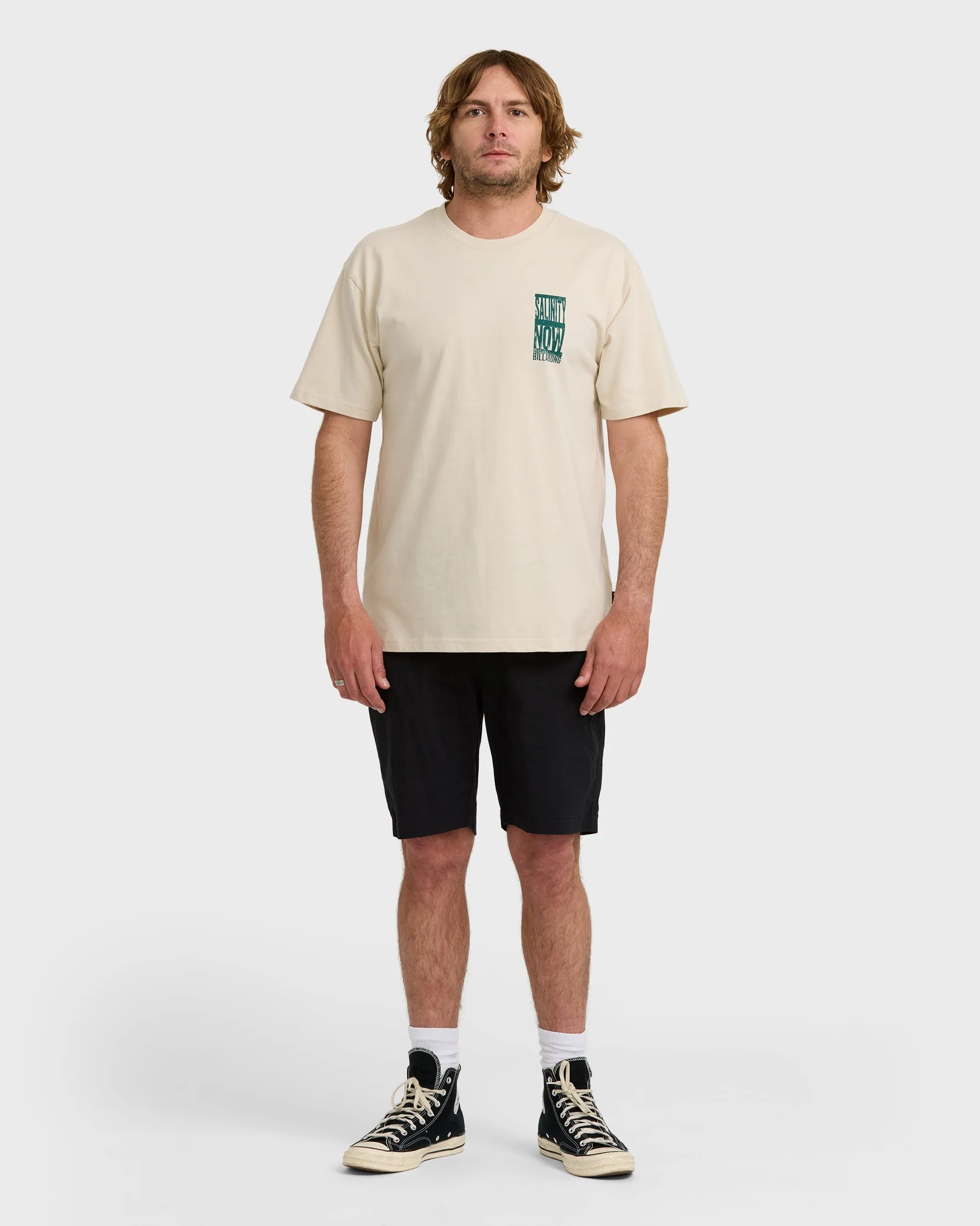 Salinity Now Regular Short Sleeve T-Shirt - Chino sold by Billabong product image thumbnail 4