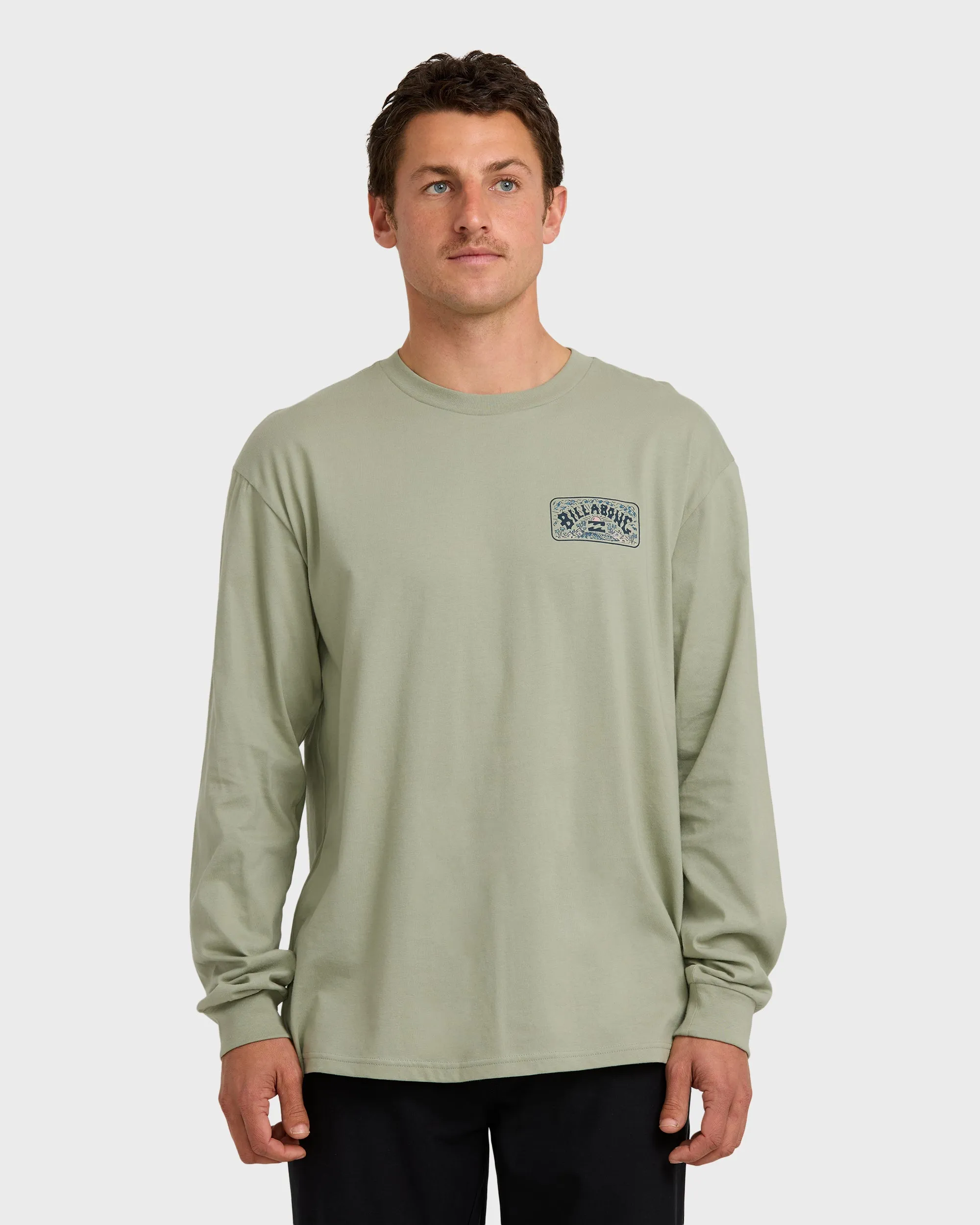 A/Div Scenic Arch Long Sleeve T-Shirt - Seagrass sold by Billabong