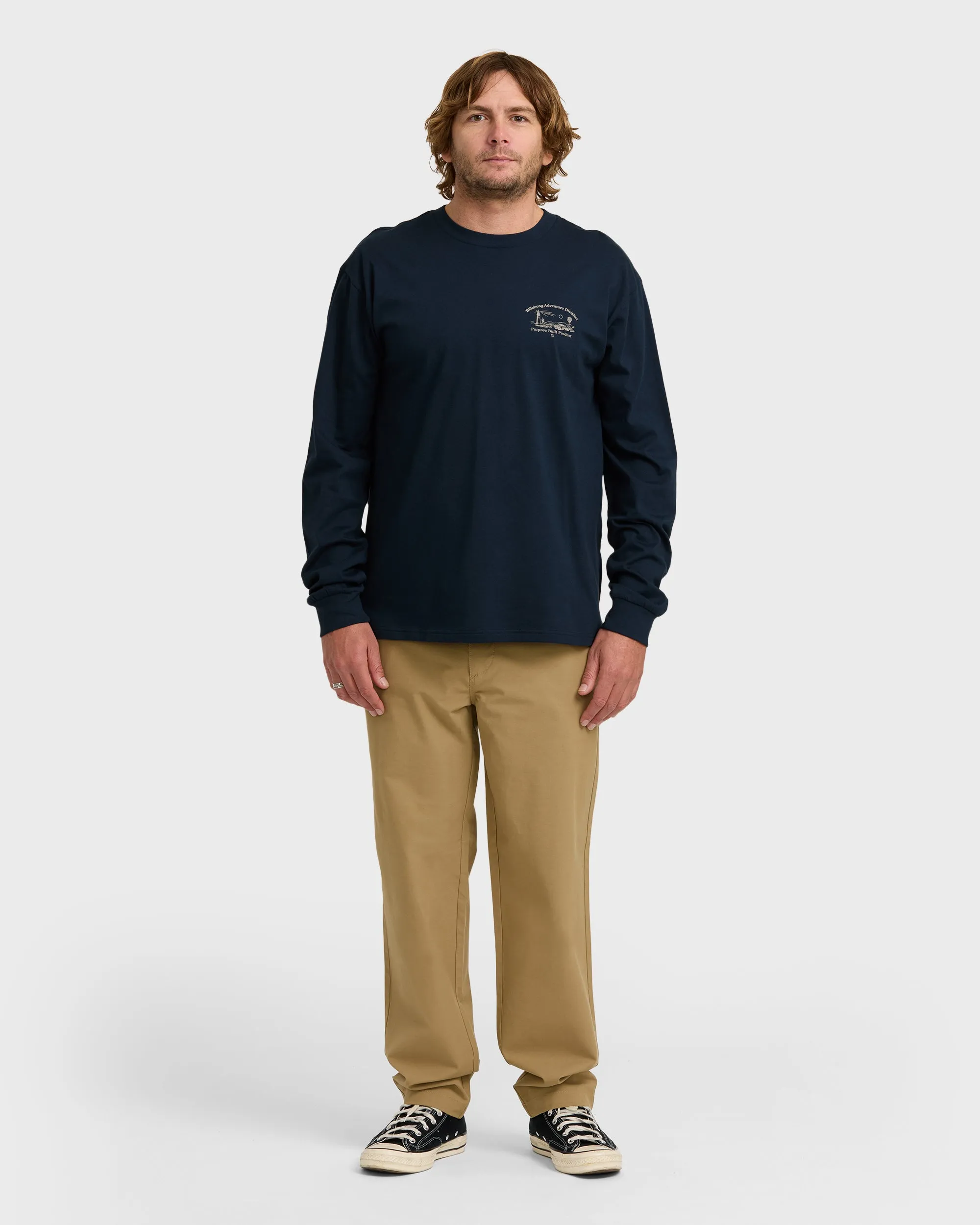 A/Div Scenic Route Long Sleeve T-Shirt - Navy sold by Billabong product image thumbnail 4