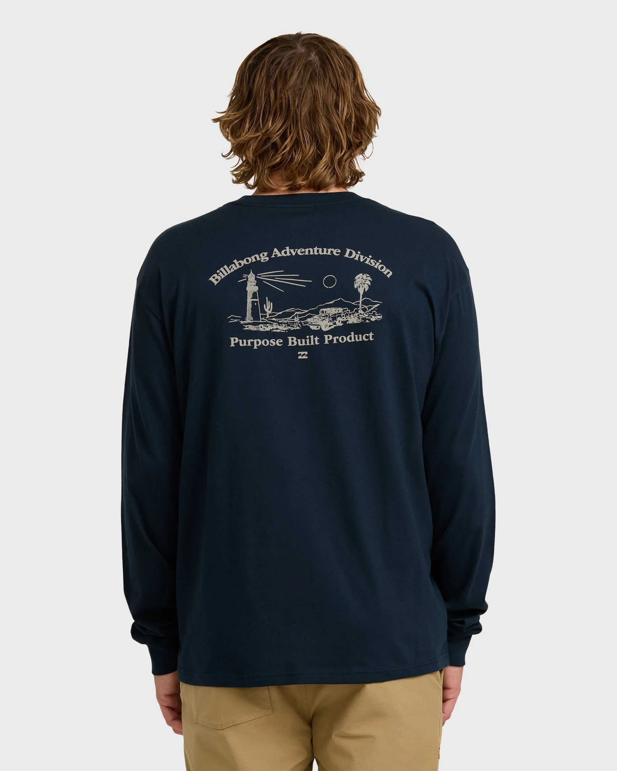 A/Div Scenic Route Long Sleeve T-Shirt - Navy sold by Billabong product image thumbnail 2