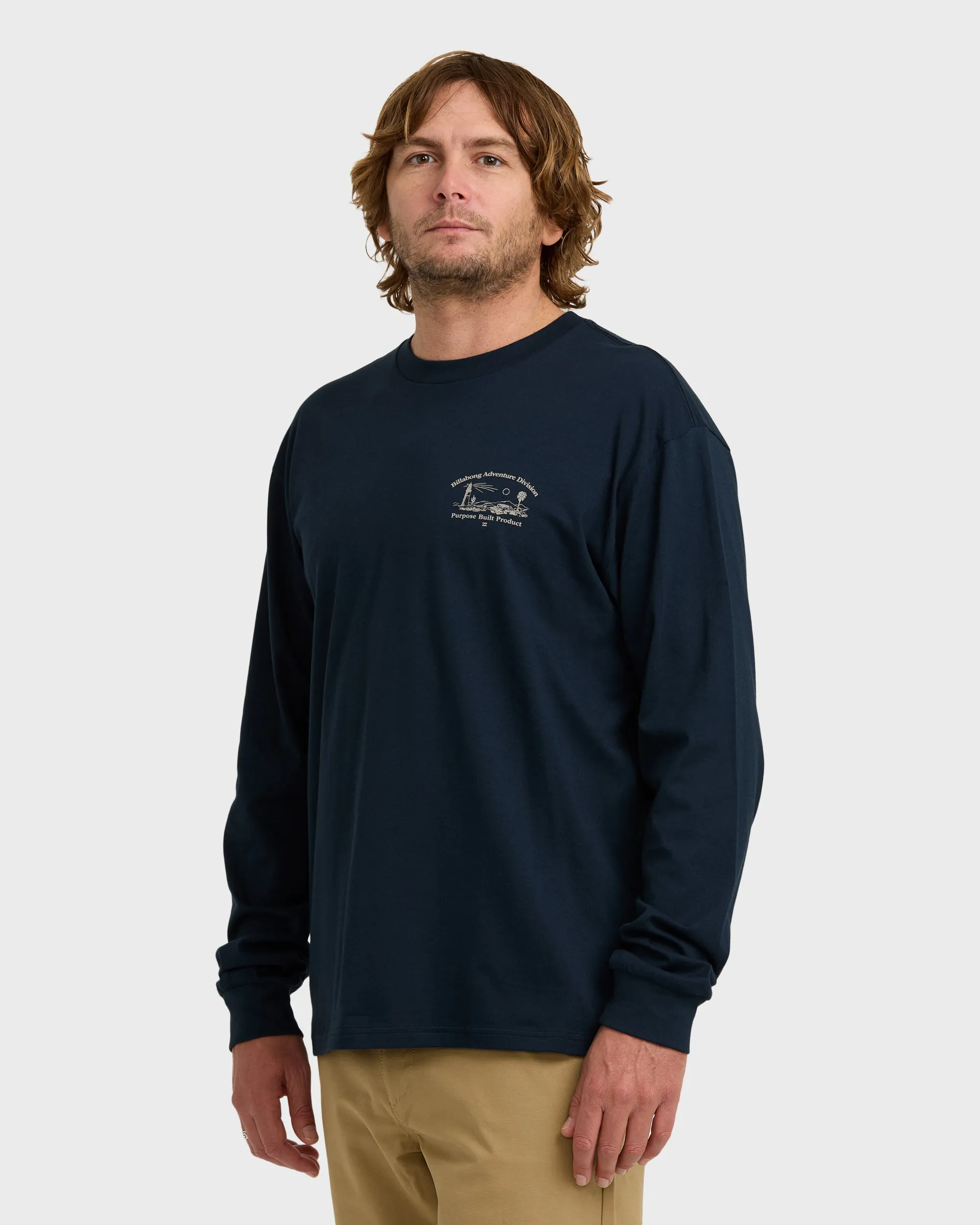 A/Div Scenic Route Long Sleeve T-Shirt - Navy sold by Billabong product image thumbnail 3