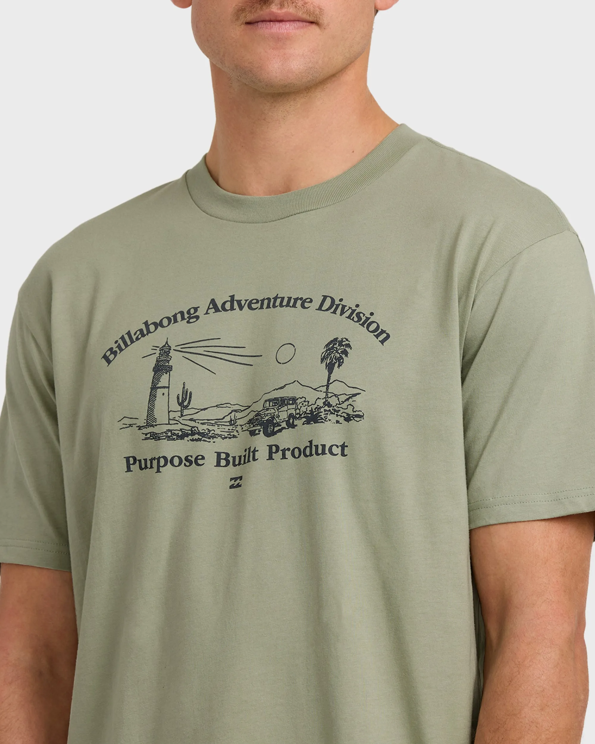 A/Div Scenic Route Short Sleeve T-Shirt - Seagrass sold by Billabong product image thumbnail 5