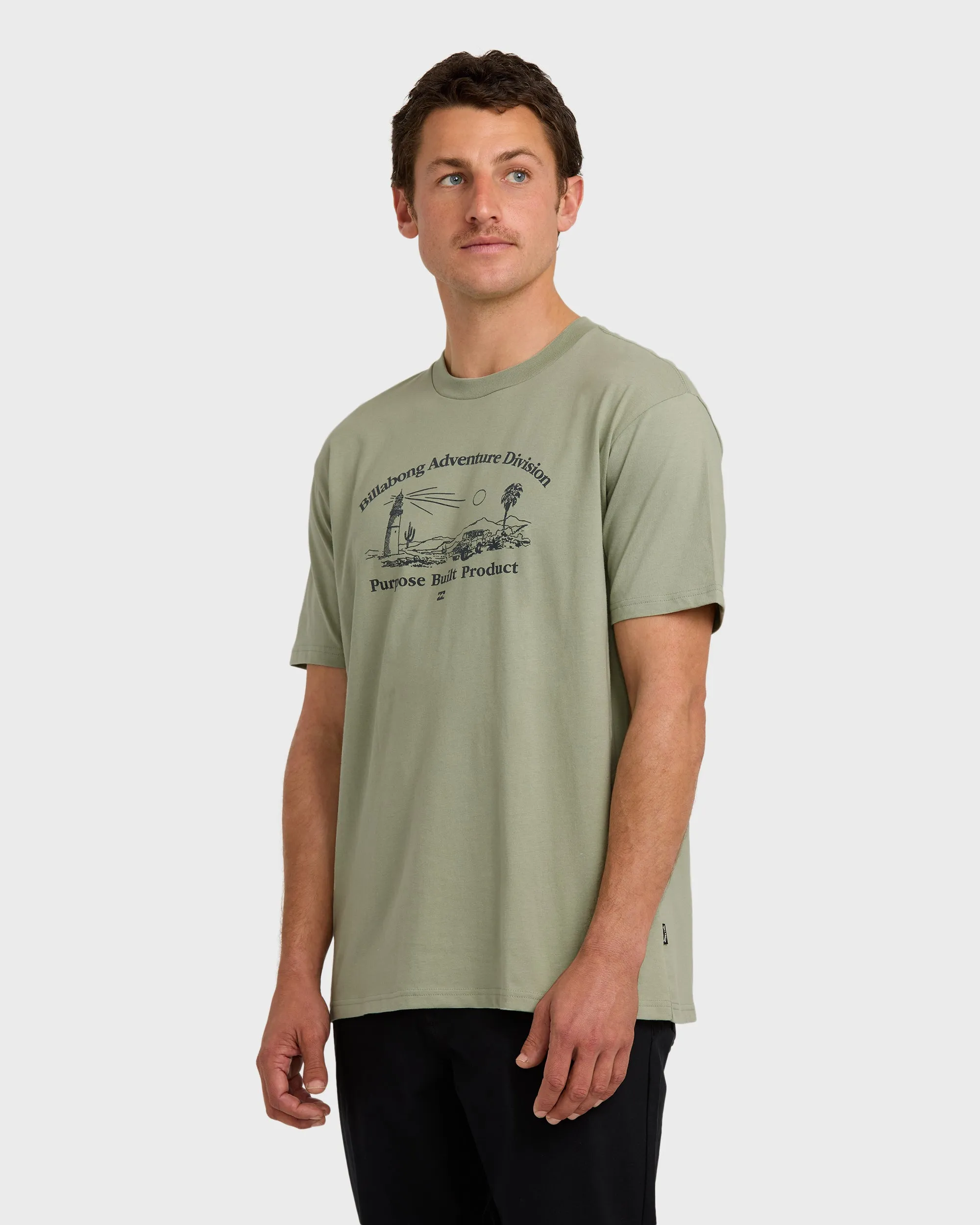 A/Div Scenic Route Short Sleeve T-Shirt - Seagrass sold by Billabong product image thumbnail 3