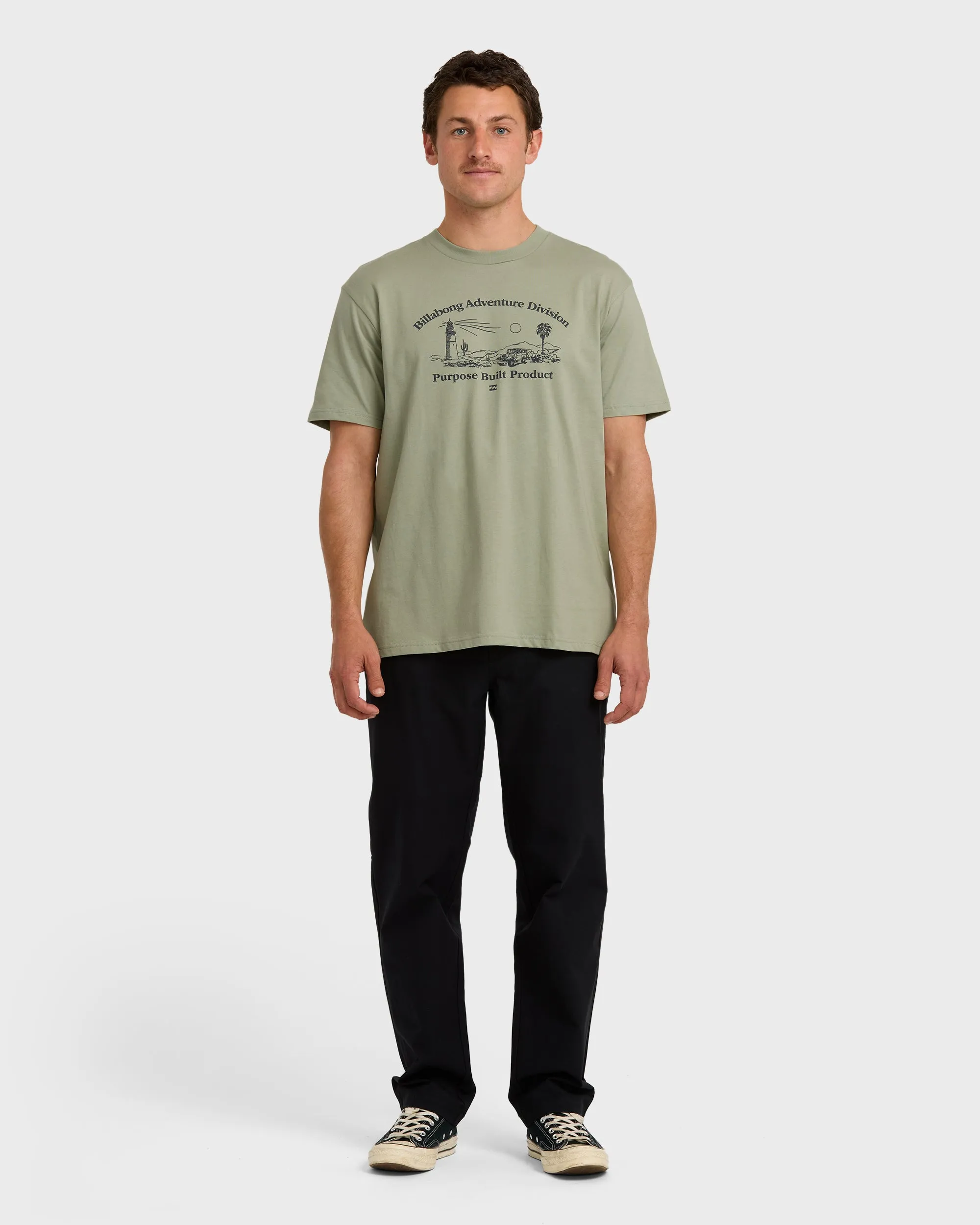 A/Div Scenic Route Short Sleeve T-Shirt - Seagrass sold by Billabong product image thumbnail 4