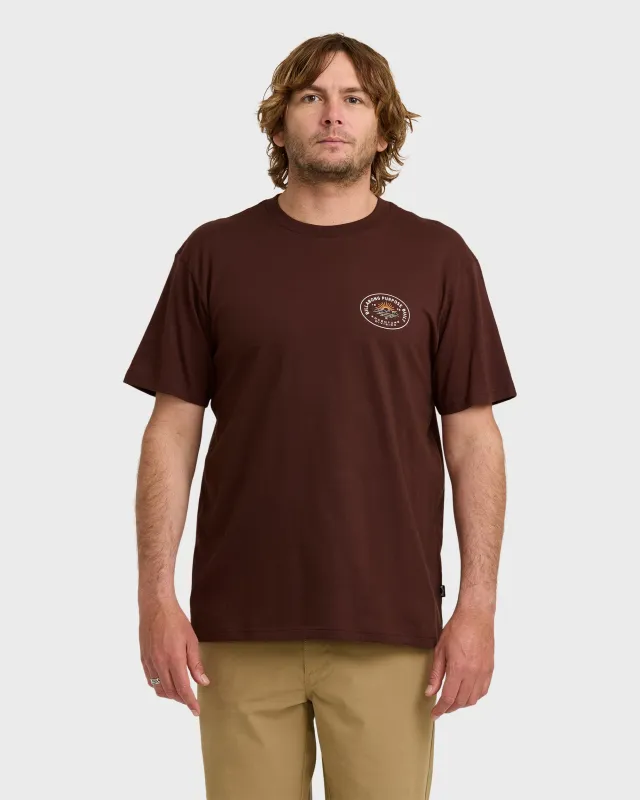 A/Div Sierras Short Sleeve T-Shirt - Wine sold by Billabong