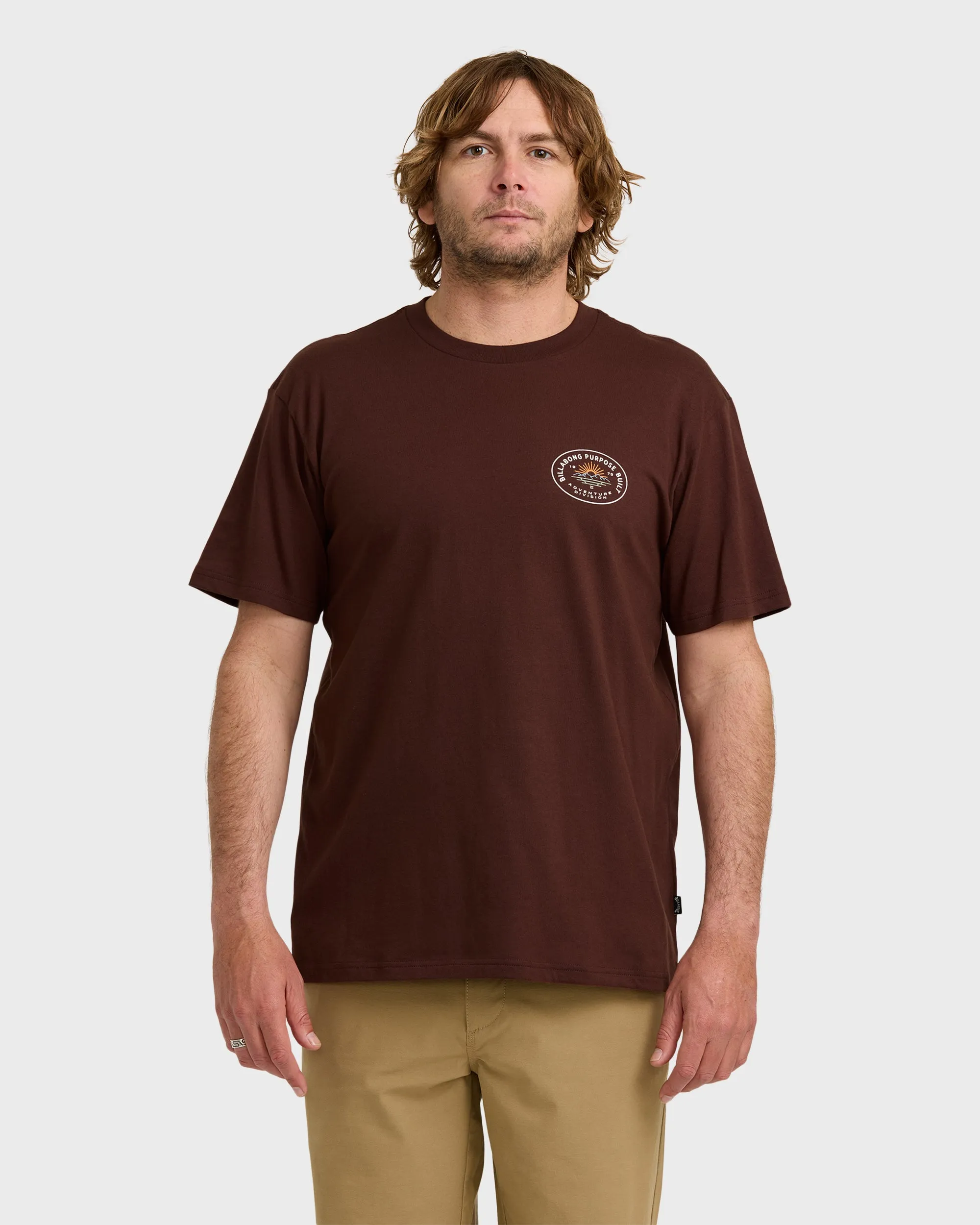 A/Div Sierras Short Sleeve T-Shirt - Wine sold by Billabong