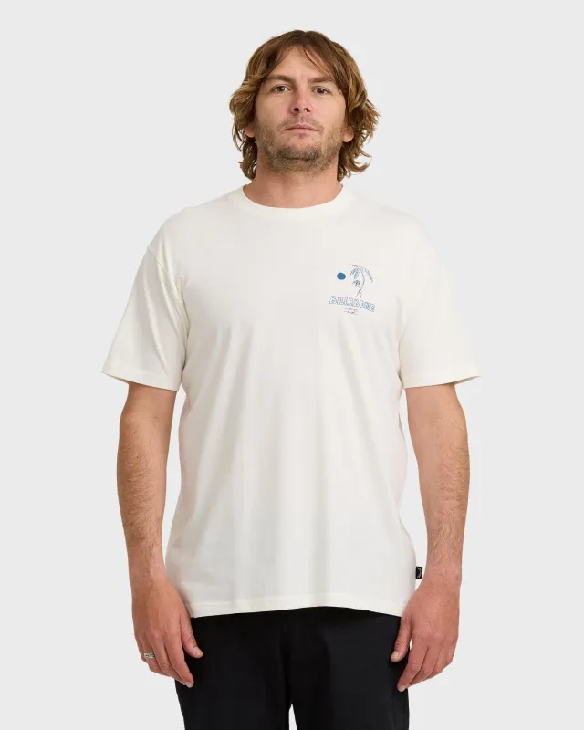 So Far Premium Short Sleeve T-Shirt - Off White sold by Billabong