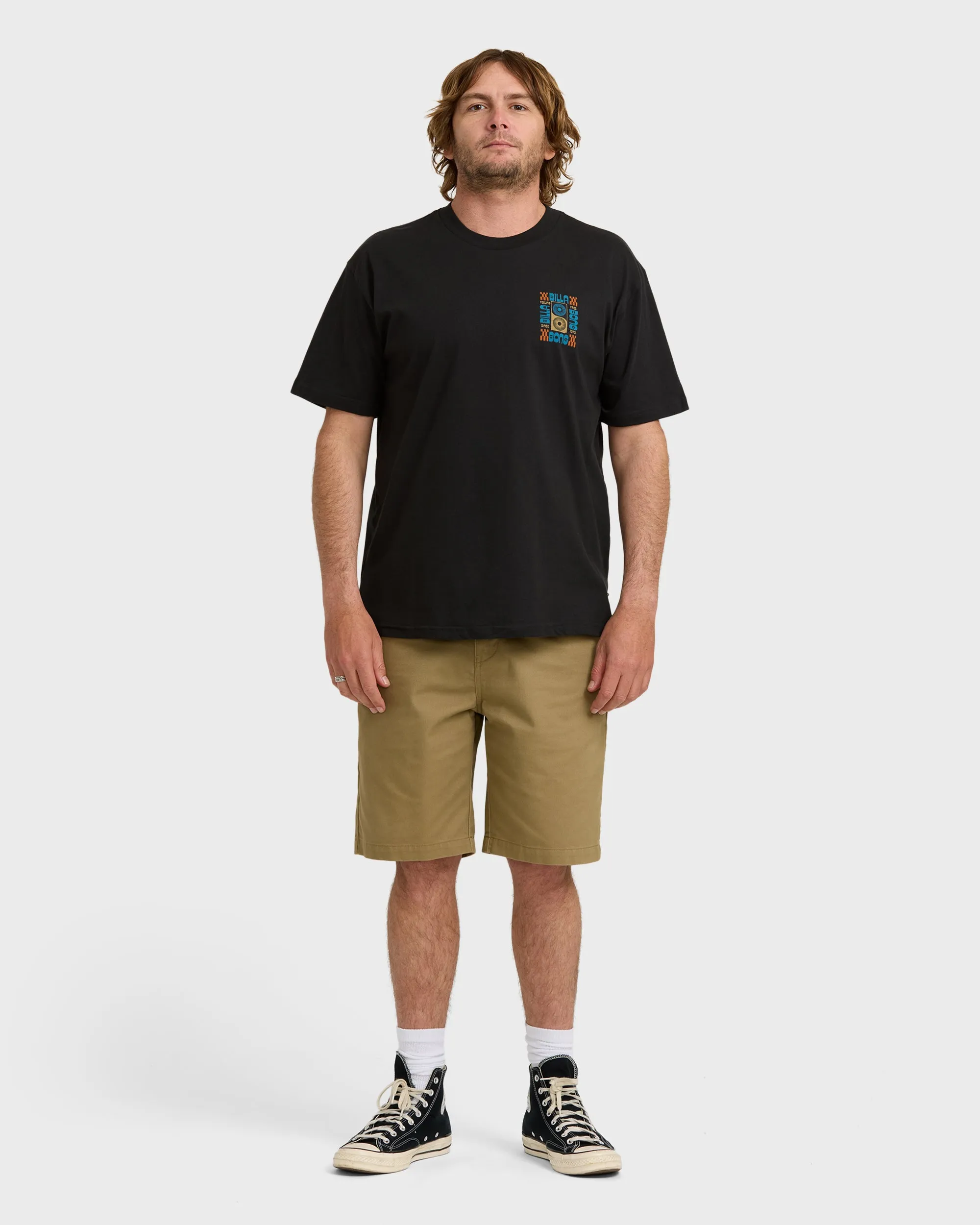 Solar Regular Short Sleeve T-Shirt - Washed Black sold by Billabong product image thumbnail 4
