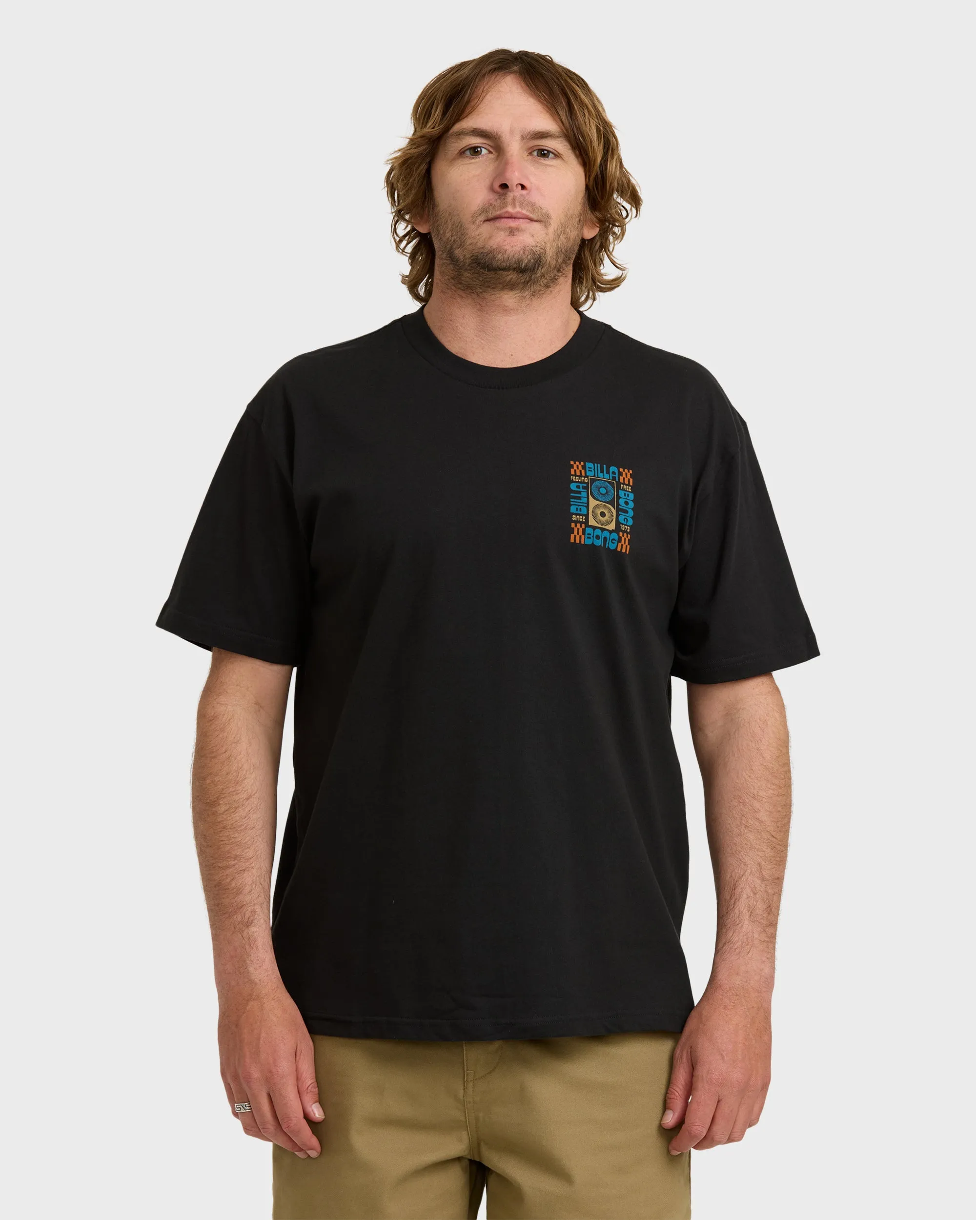 Solar Regular Short Sleeve T-Shirt - Washed Black sold by Billabong