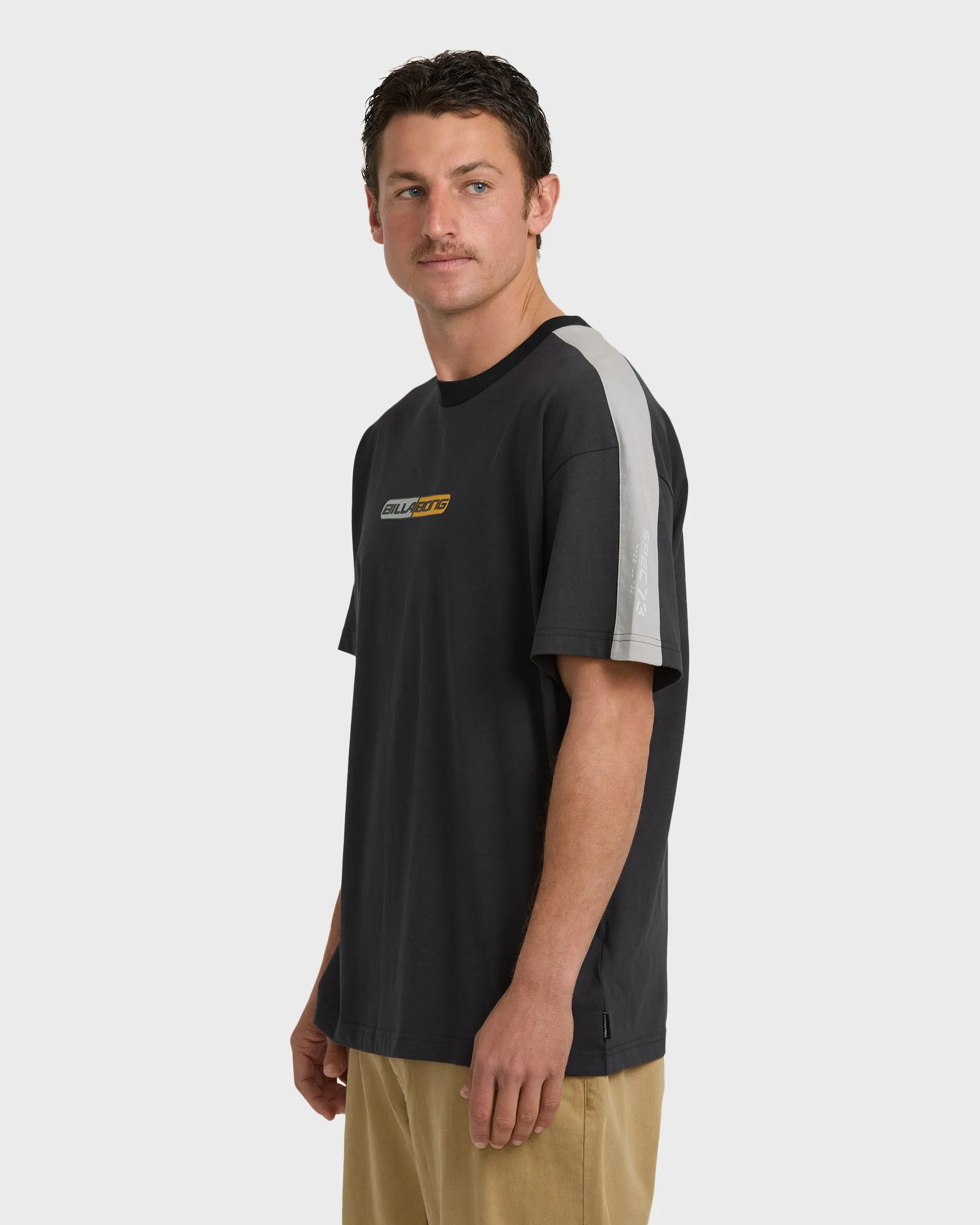 Spec Iconic Short Sleeve T-Shirt - Off Black sold by Billabong product image thumbnail 3