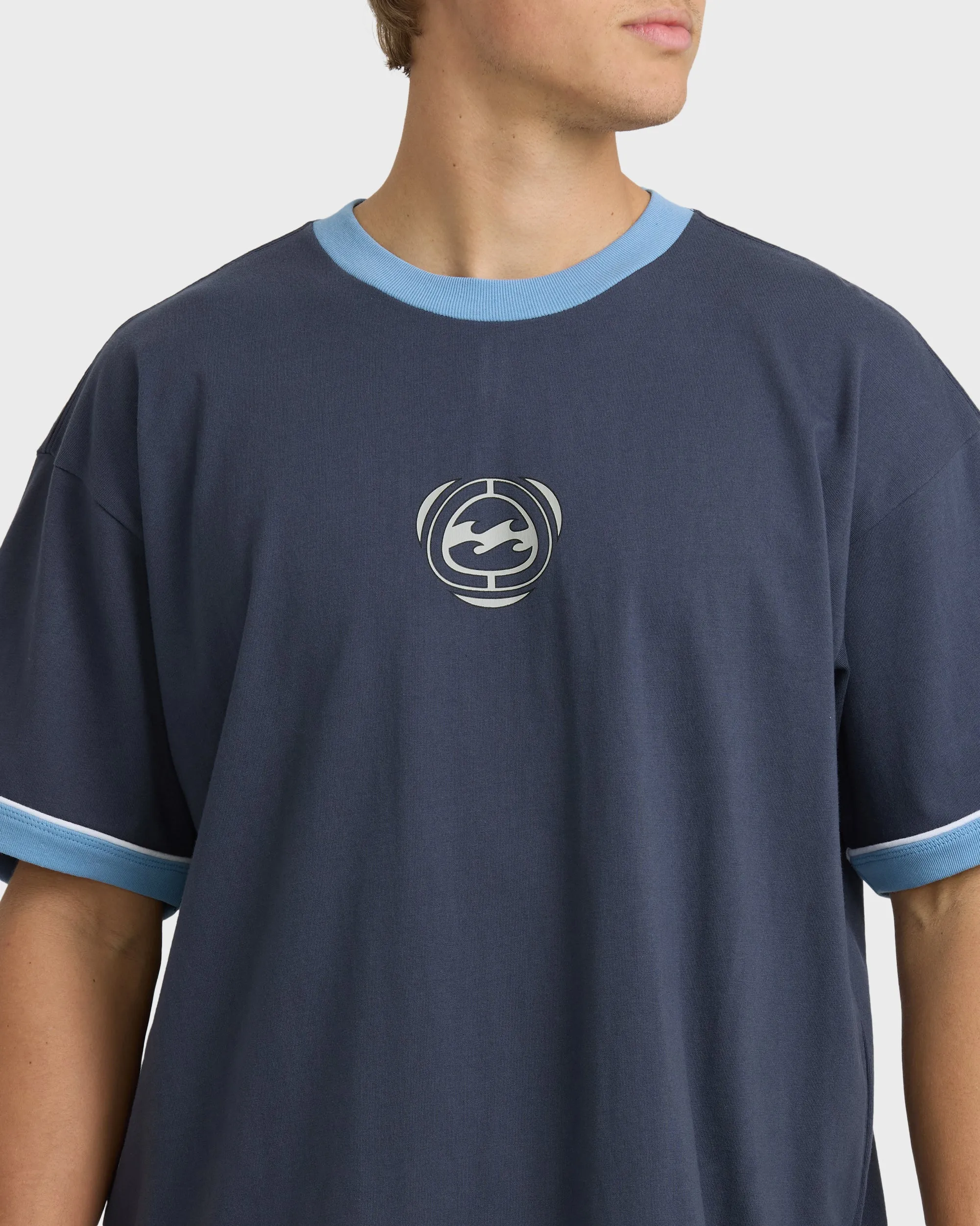 Spec Ringer Short Sleeve T-Shirt - Vintage Navy sold by Billabong product image thumbnail 5