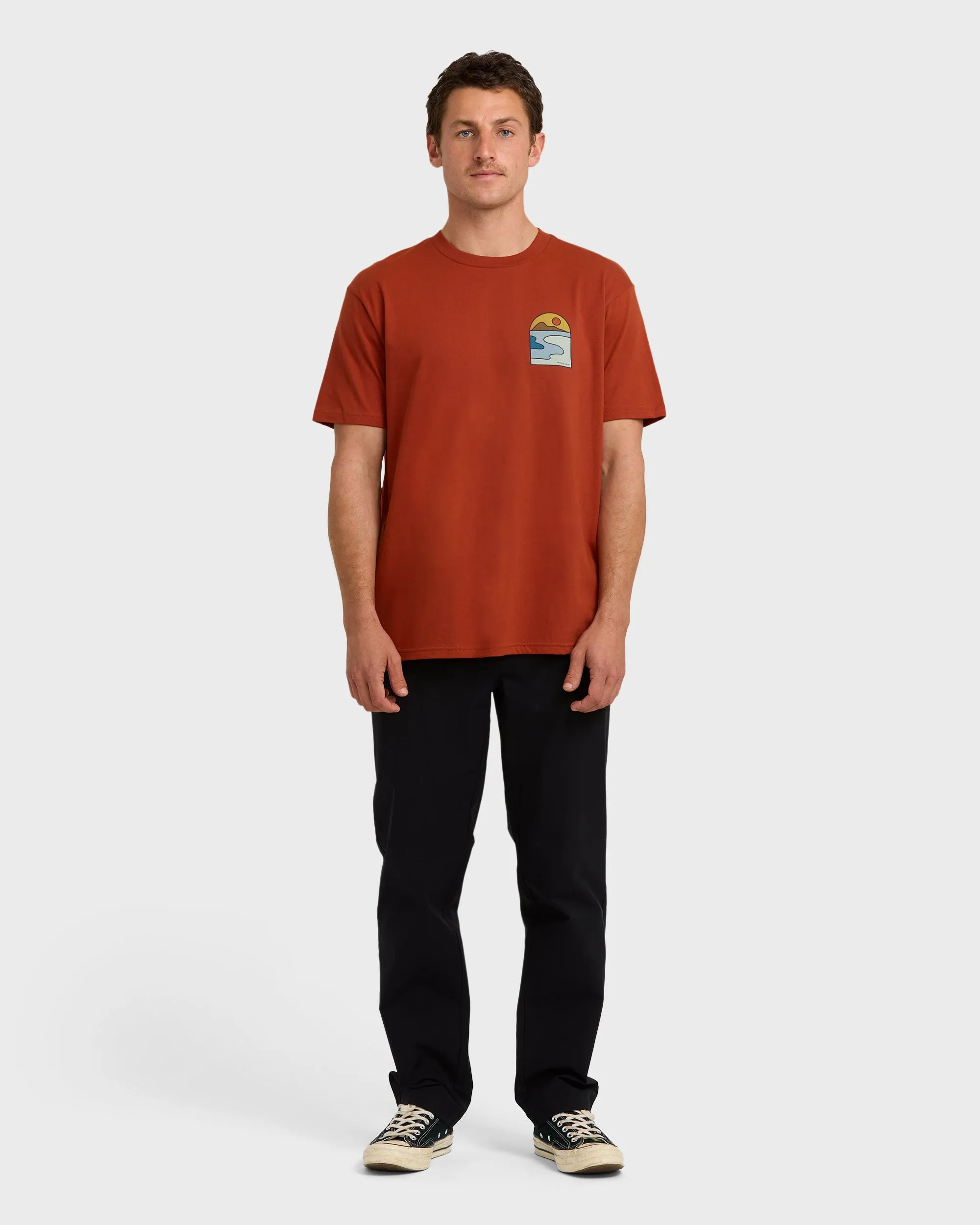 A/Div Sundown Short Sleeve T-Shirt - Brick sold by Billabong product image thumbnail 4