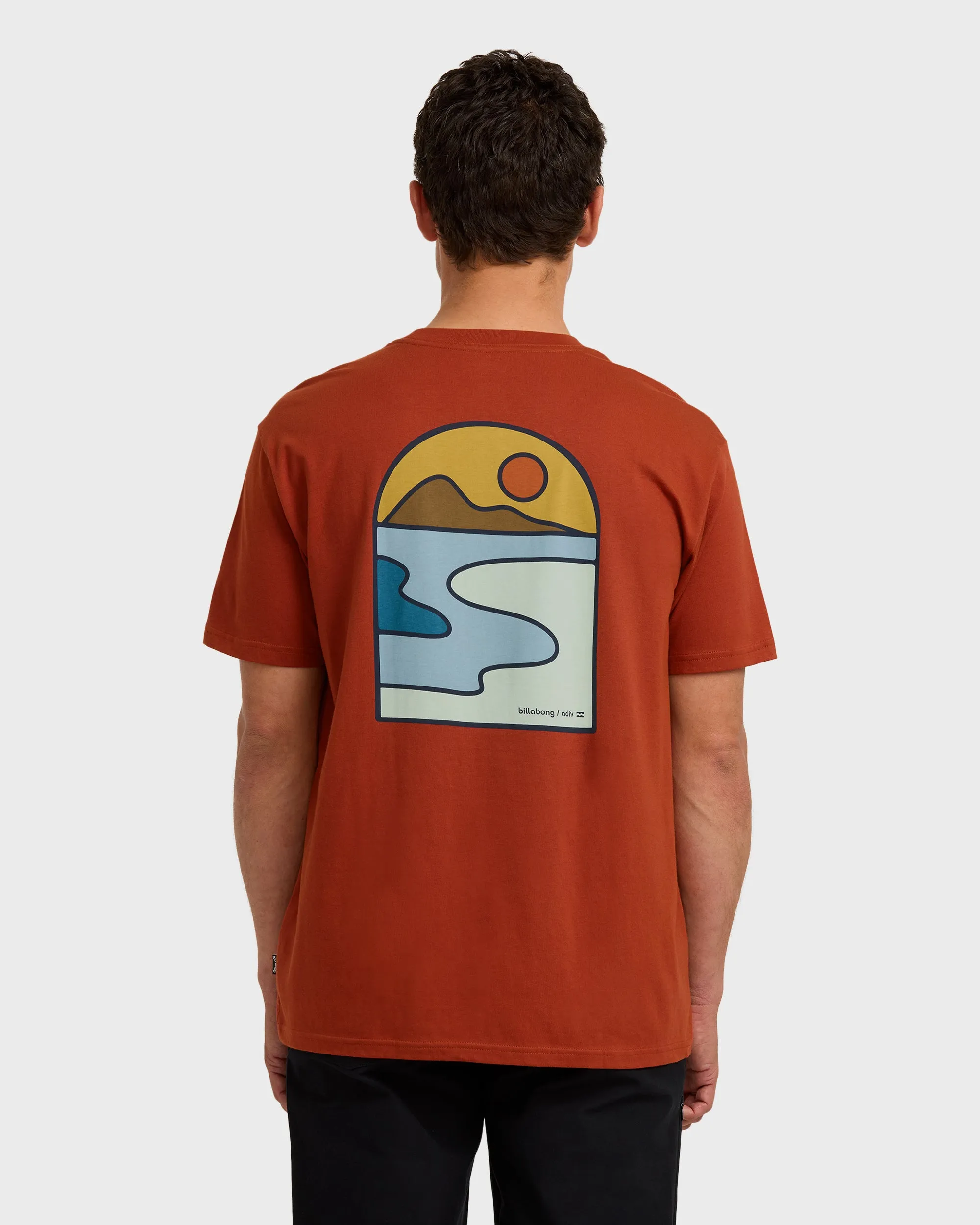A/Div Sundown Short Sleeve T-Shirt - Brick sold by Billabong product image thumbnail 2