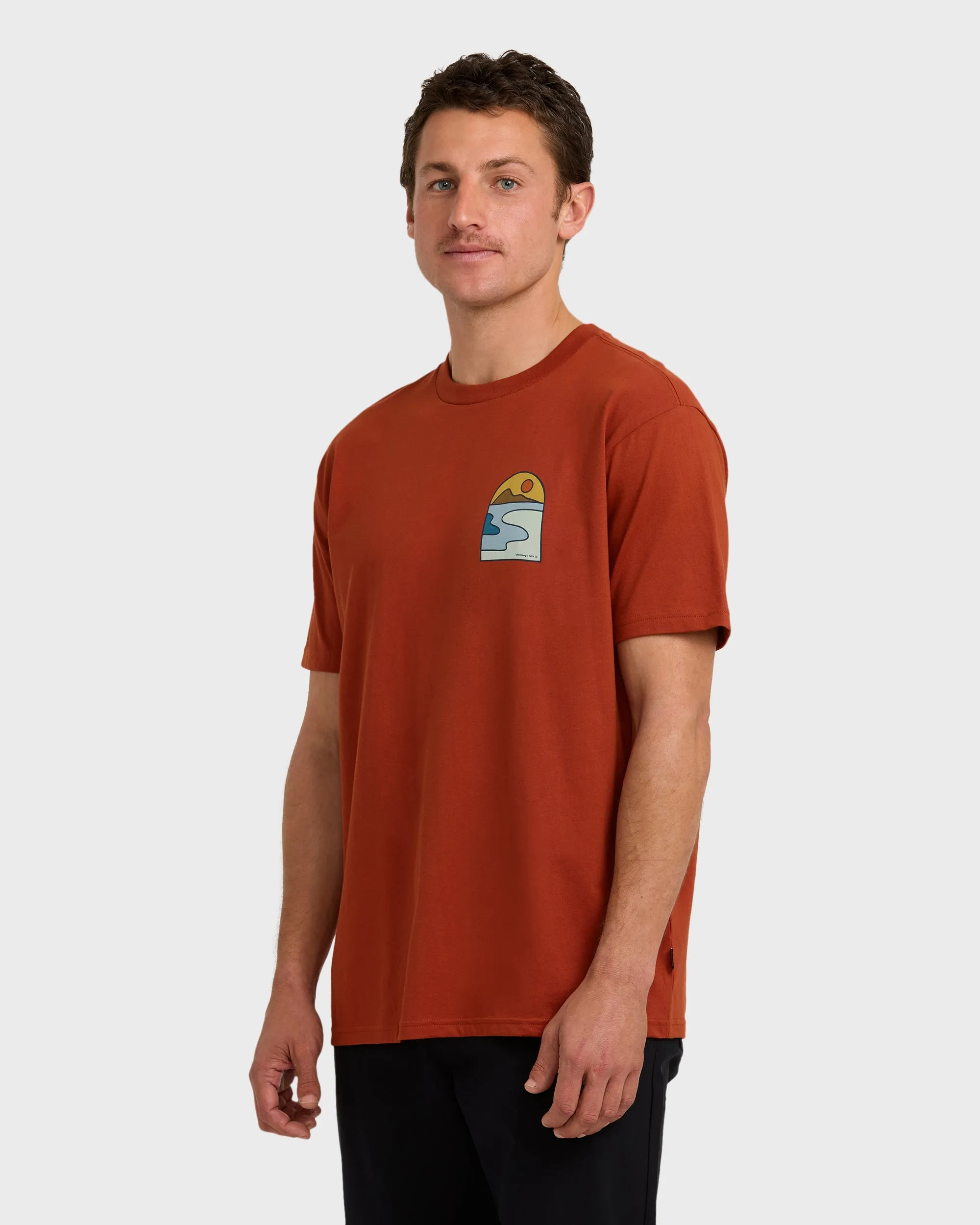 A/Div Sundown Short Sleeve T-Shirt - Brick sold by Billabong product image thumbnail 3