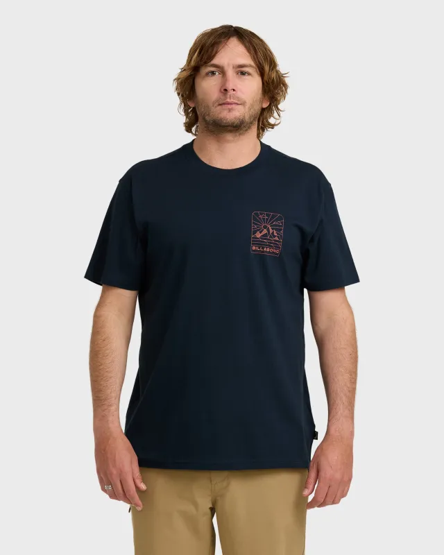 A/Div Sundown Short Sleeve T-Shirt - Navy made by Billabong