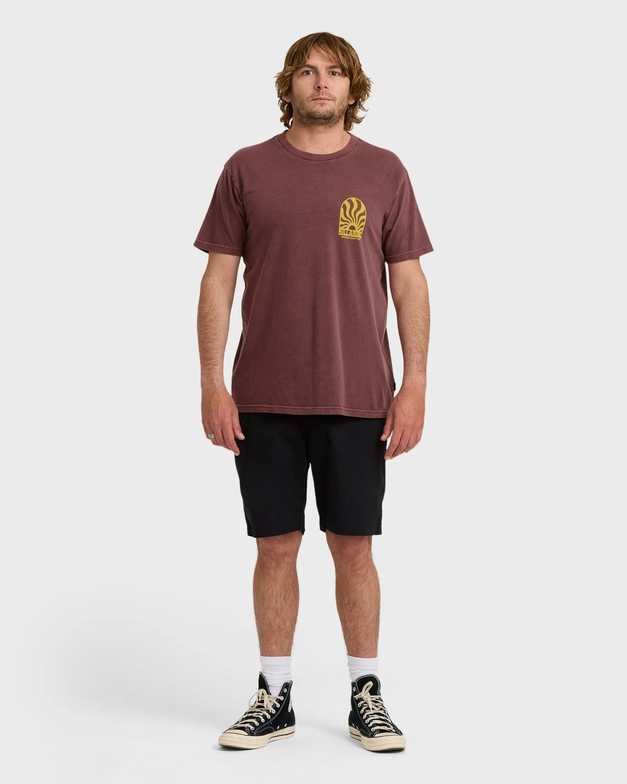 Sun Rays Premium Ww Short Sleeve T-Shirt - Plum sold by Billabong product image thumbnail 4