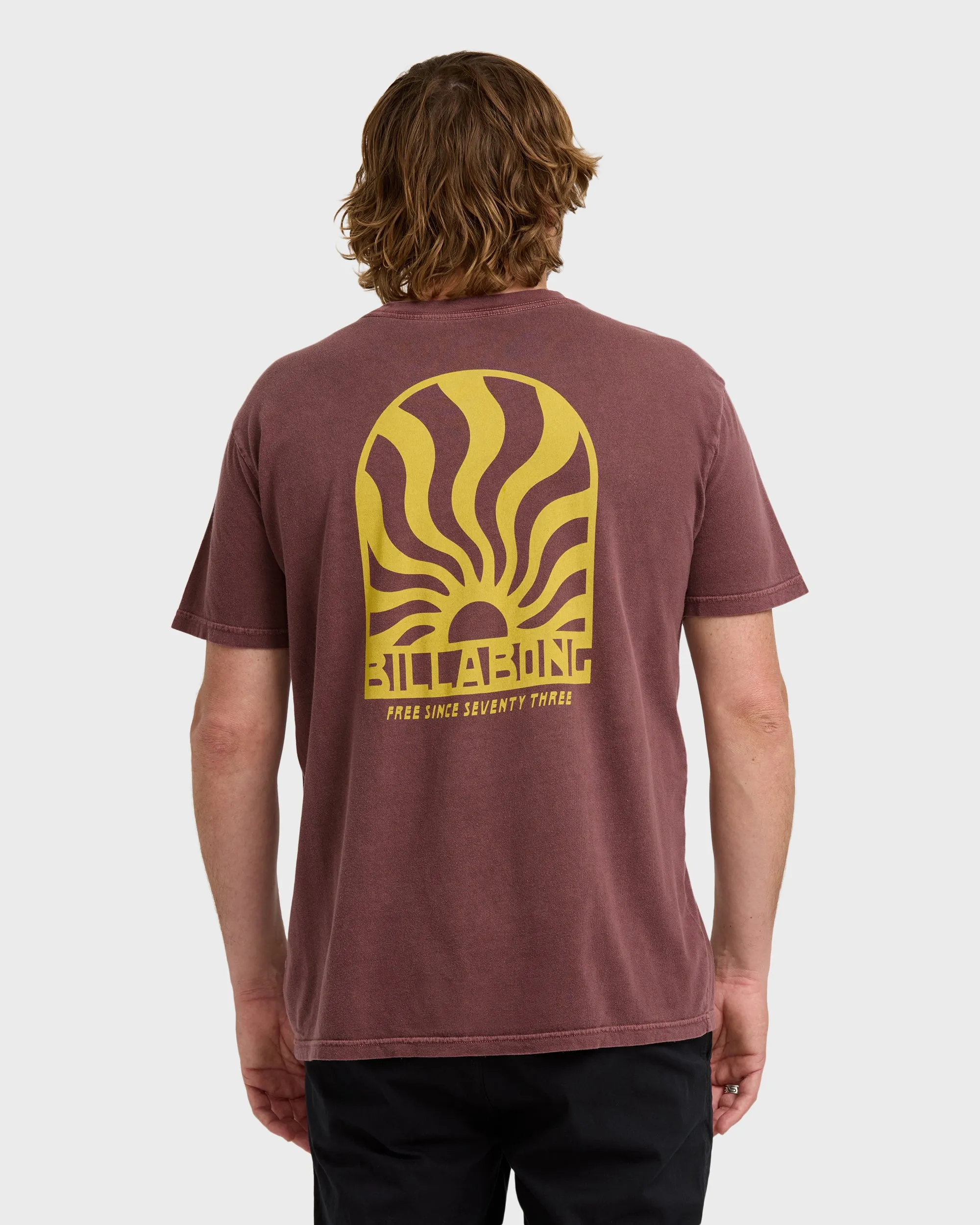 Sun Rays Premium Ww Short Sleeve T-Shirt - Plum sold by Billabong product image thumbnail 2