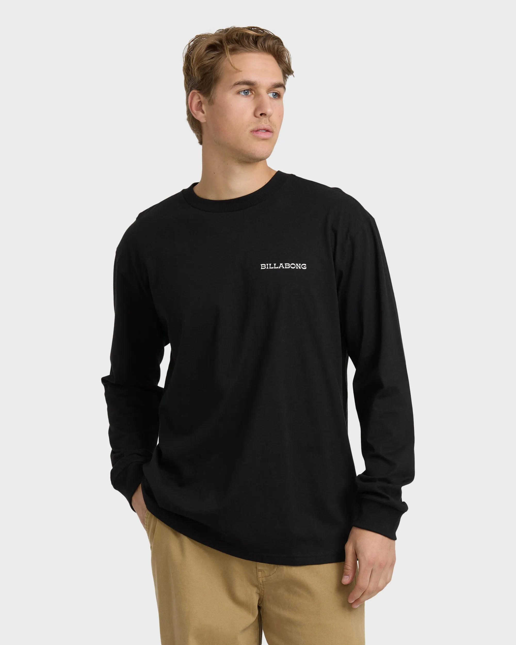 Surf Dreams Regular Long Sleeve T-Shirt - Black sold by Billabong