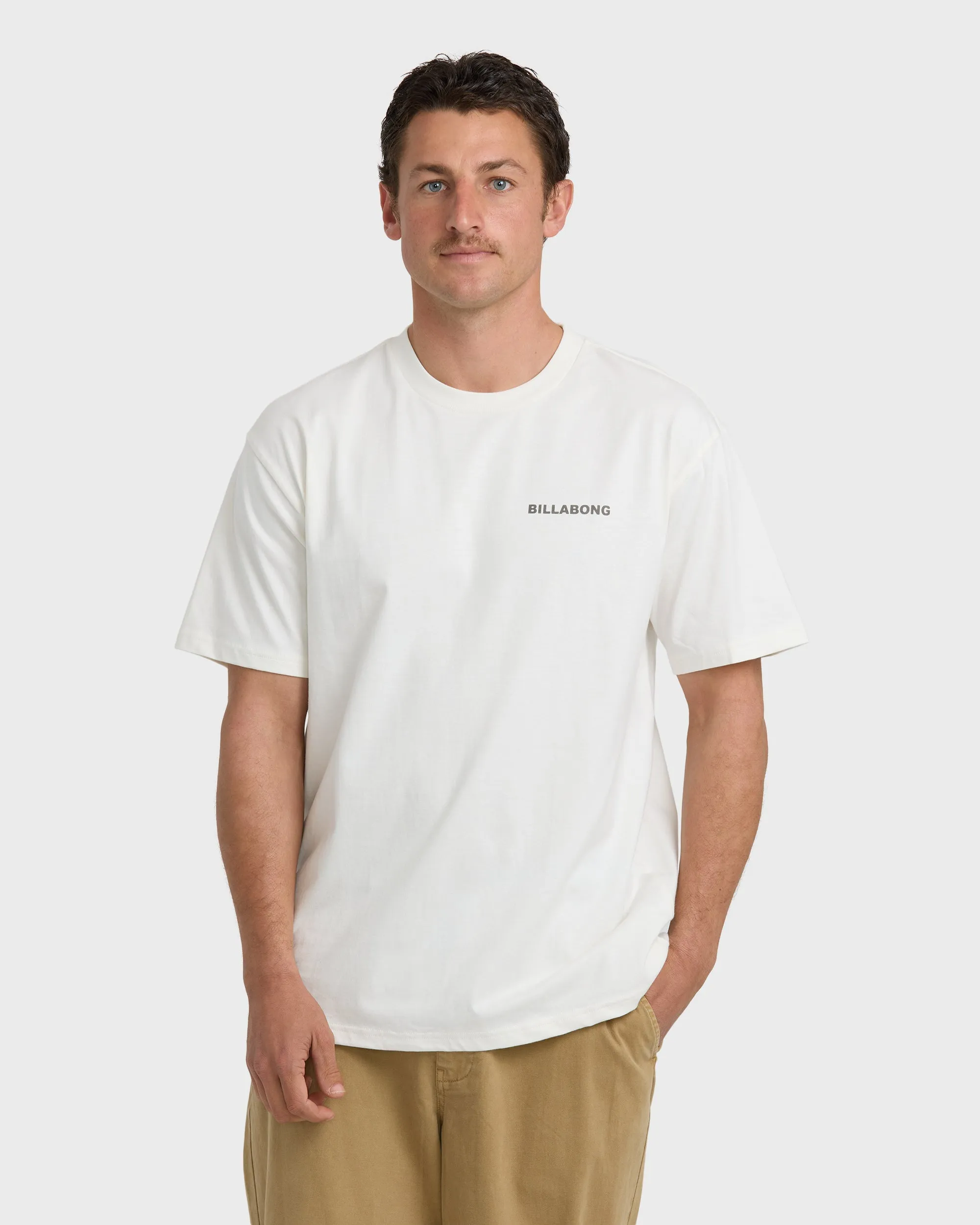 Surf Dreams Regular Short Sleeve T-Shirt - Off White sold by Billabong
