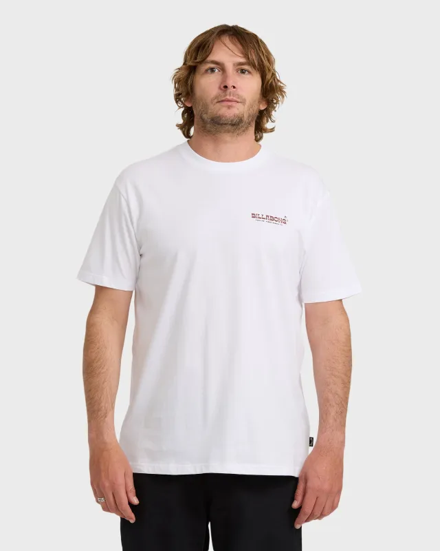 Under The Sun Premium Short Sleeve T-Shirt - White sold by Billabong