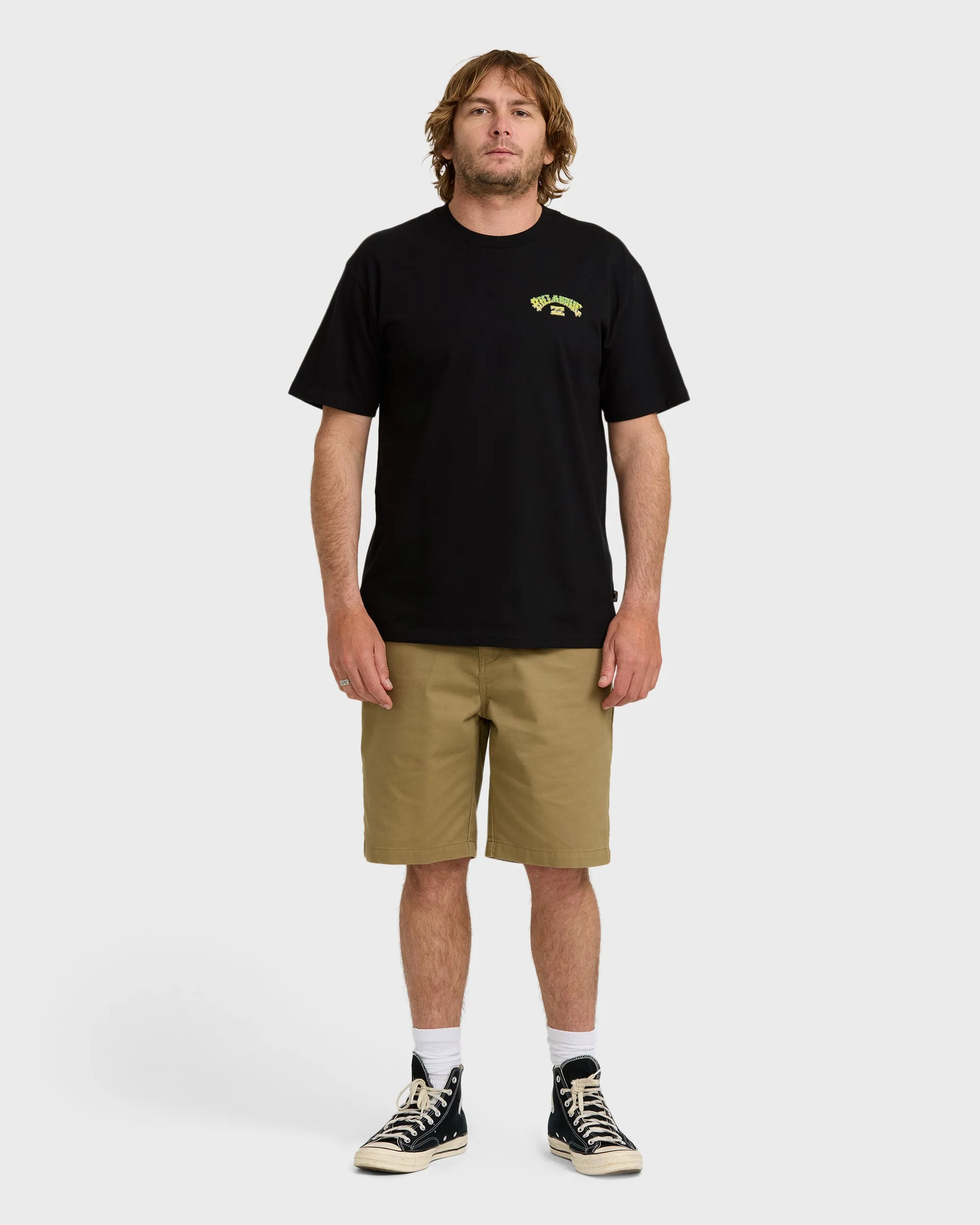 Wax Arch Regular Short Sleeve T-Shirt - Black sold by Billabong product image thumbnail 4