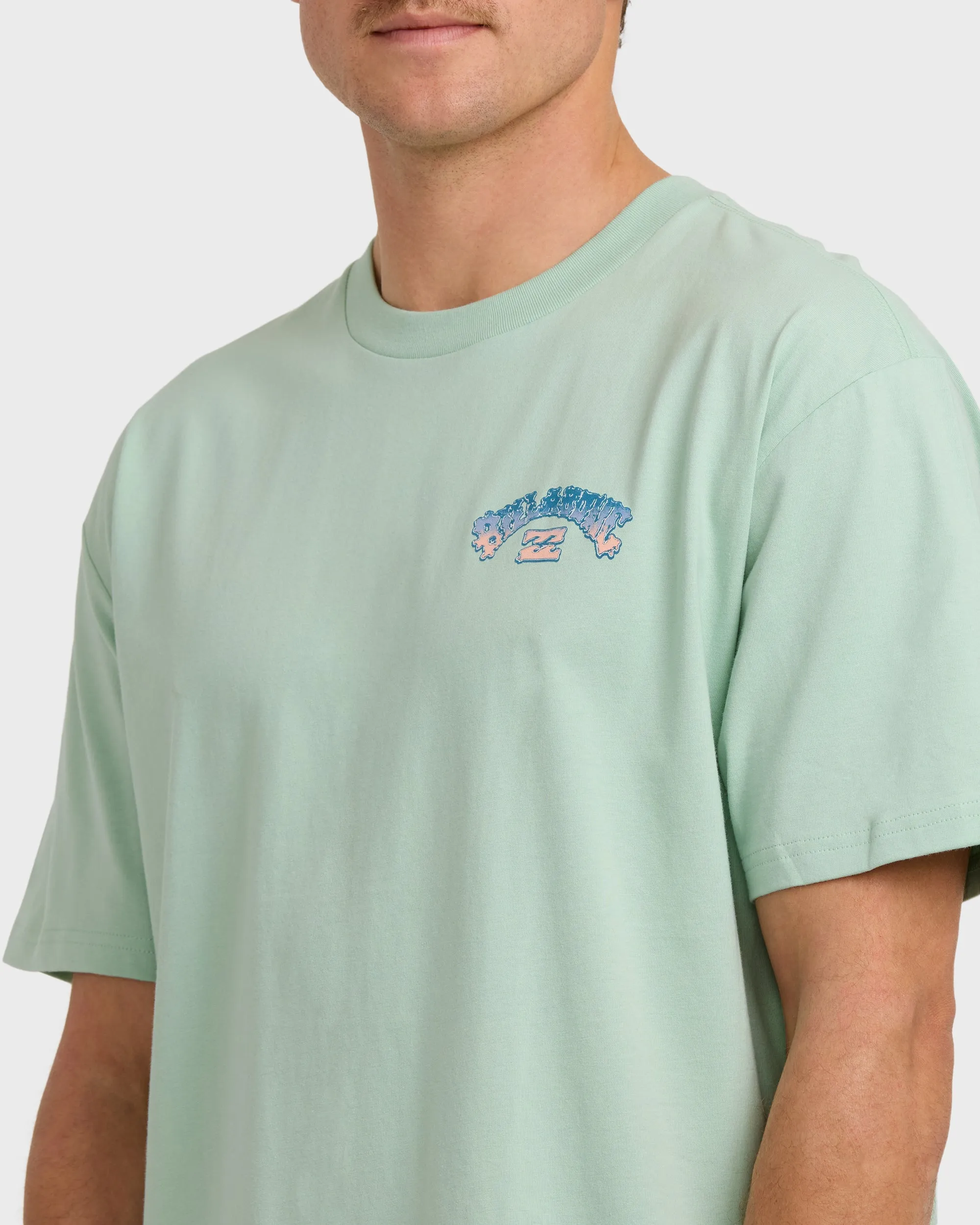 Wax Arch Regular Short Sleeve T-Shirt - Seafoam sold by Billabong product image thumbnail 5
