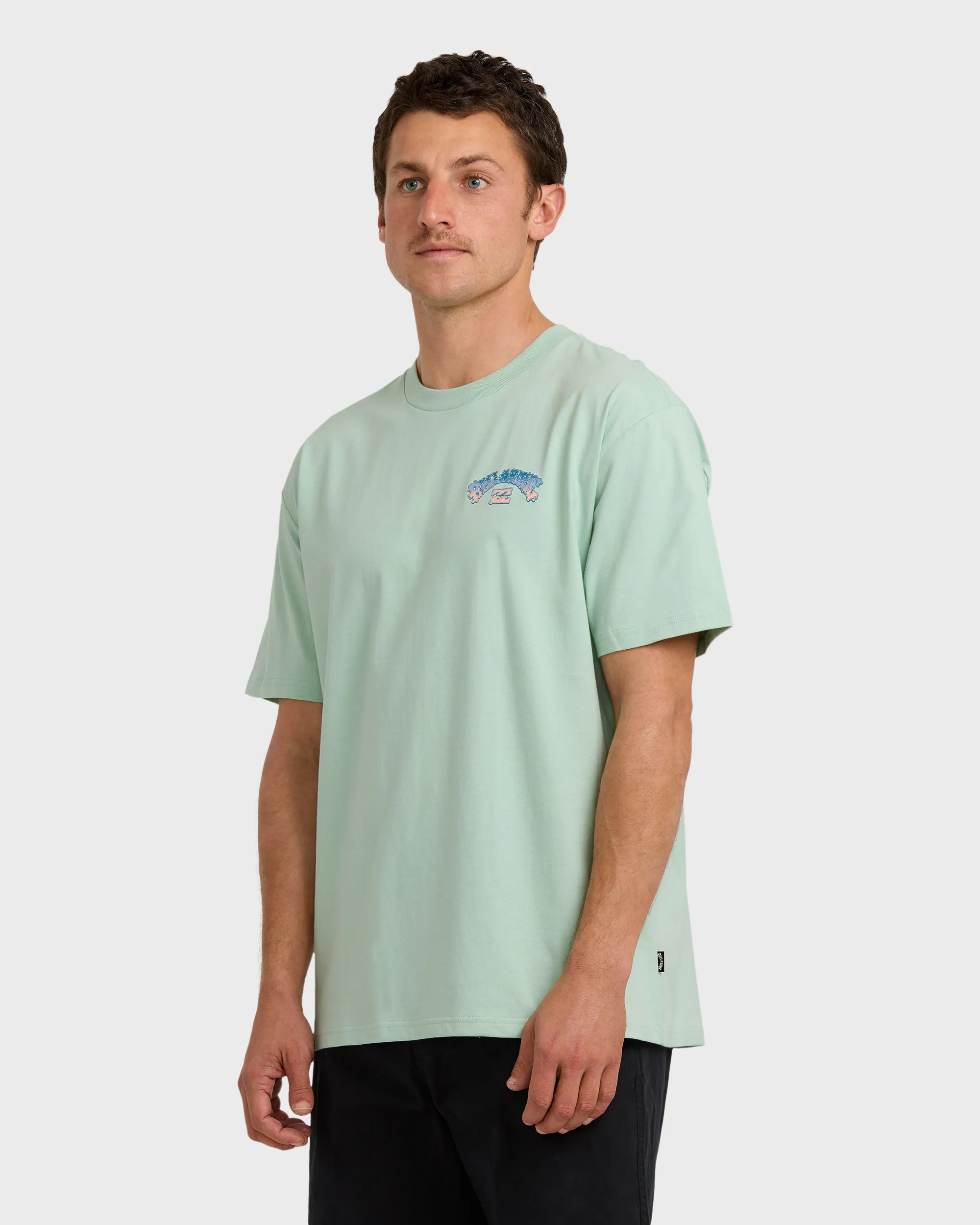 Wax Arch Regular Short Sleeve T-Shirt - Seafoam sold by Billabong product image thumbnail 3