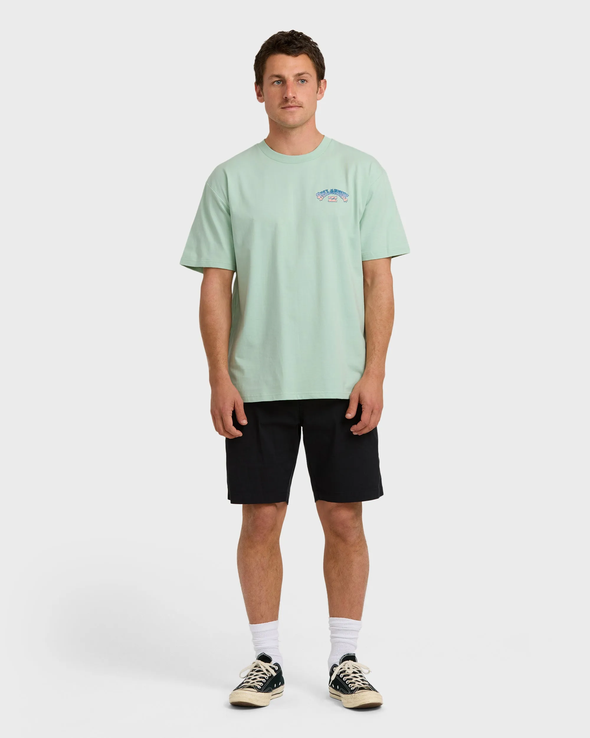 Wax Arch Regular Short Sleeve T-Shirt - Seafoam sold by Billabong product image thumbnail 4